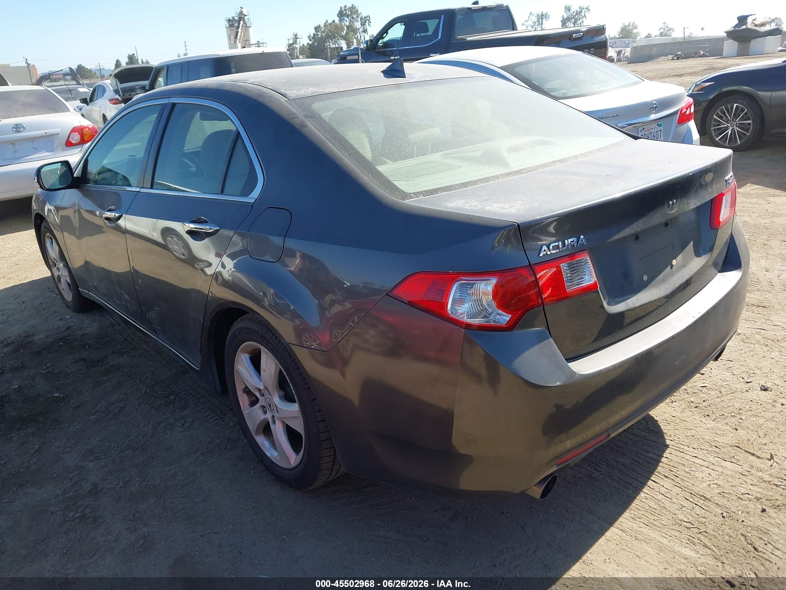 2010 Acura Tsx 2.4 Gray vin: JH4CU2F60AC025360