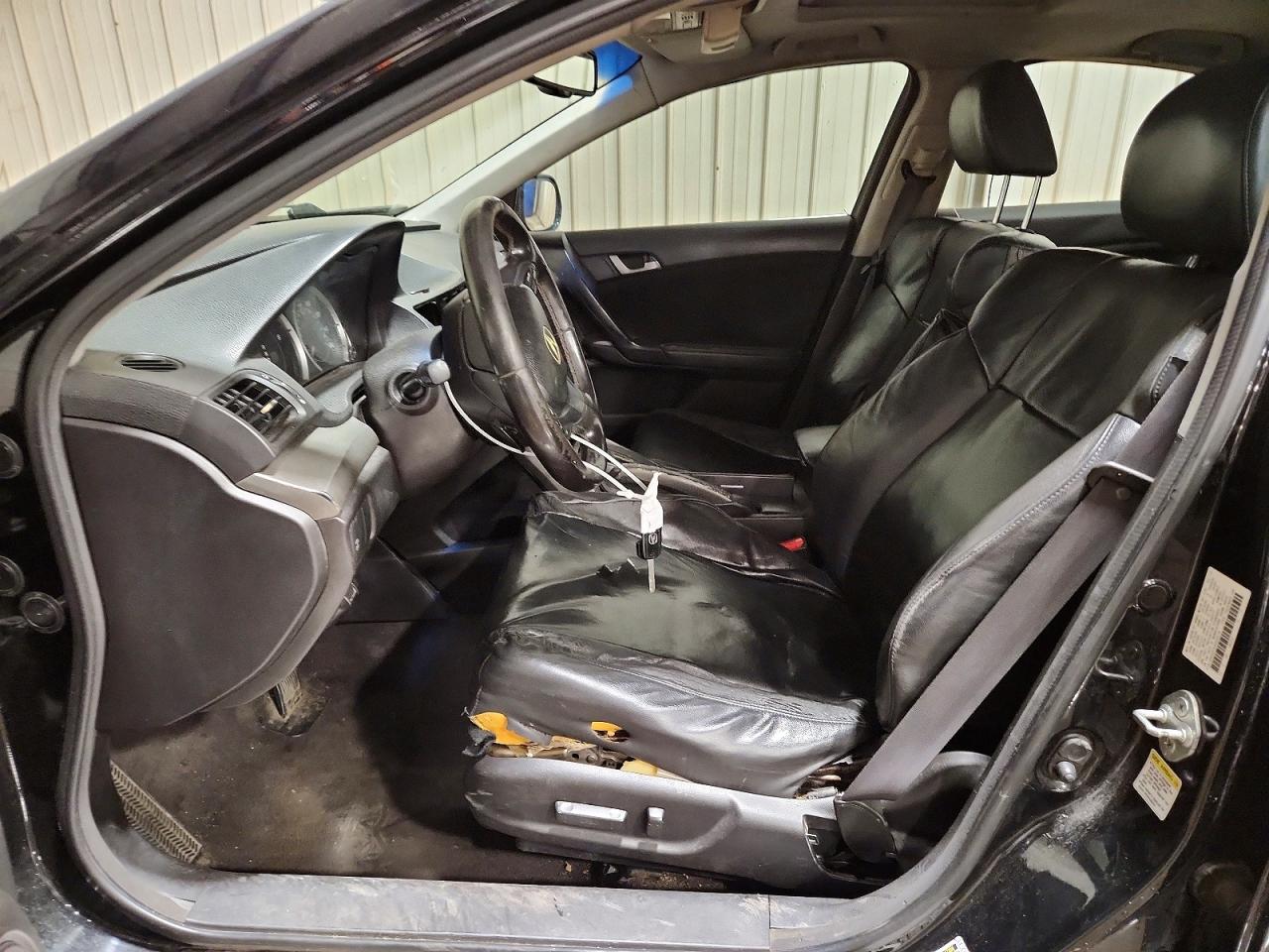 2010 Acura Tsx Black vin: JH4CU2F60AC035175