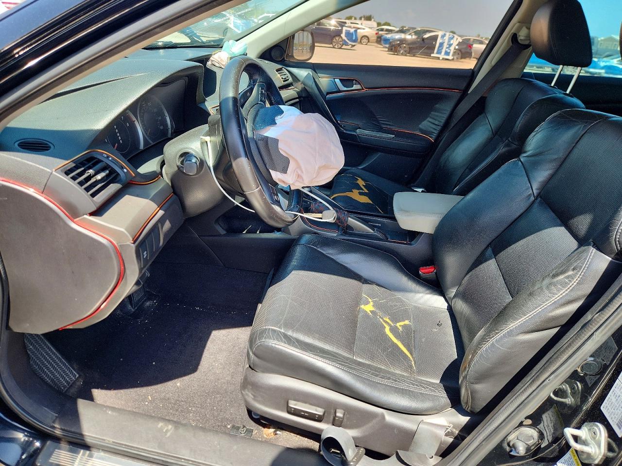 2010 Acura Tsx Black vin: JH4CU2F60AC037525