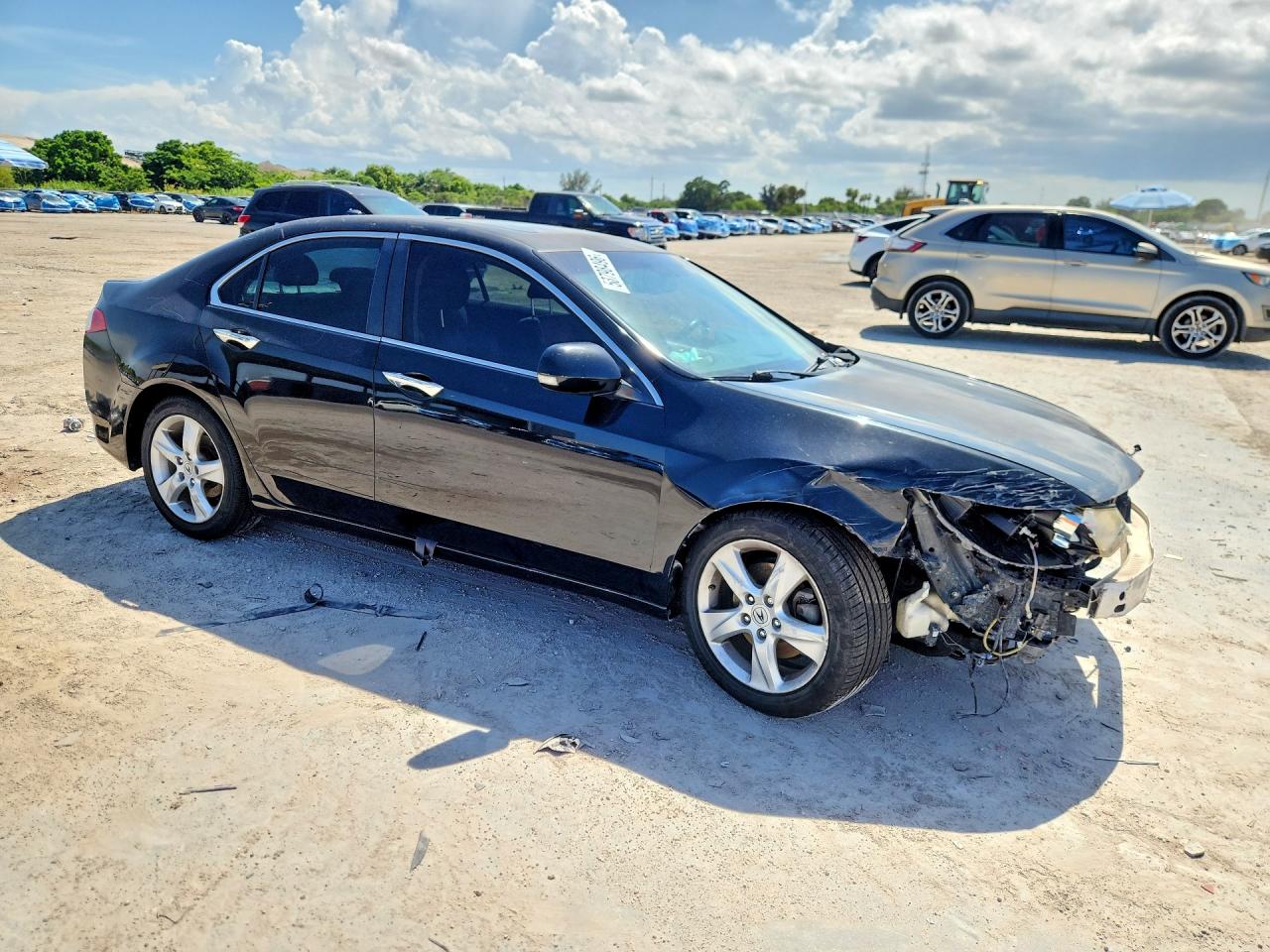 2010 Acura Tsx Black vin: JH4CU2F60AC037525