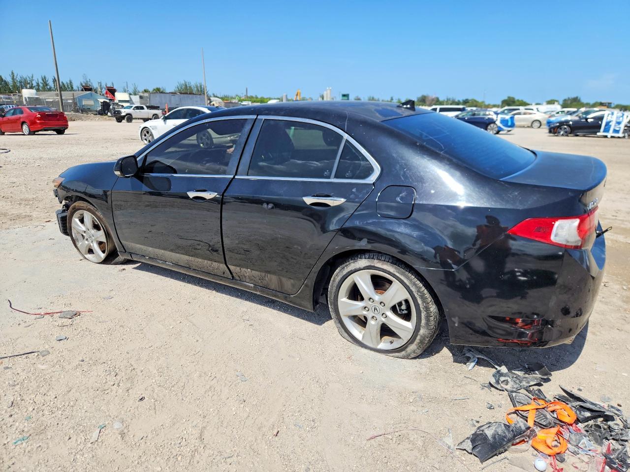 2010 Acura Tsx Black vin: JH4CU2F60AC037525