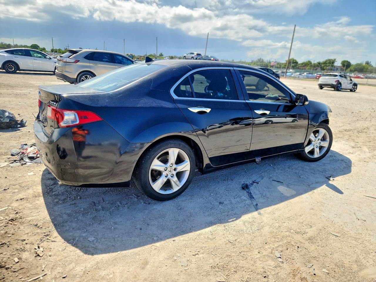 2010 Acura Tsx Black vin: JH4CU2F60AC037525