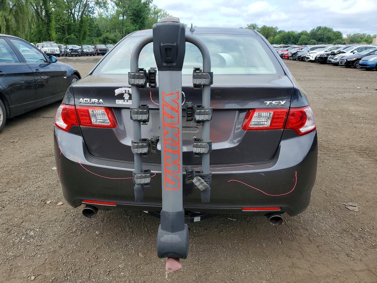 2010 Acura Tsx Gray vin: JH4CU2F60AC037671