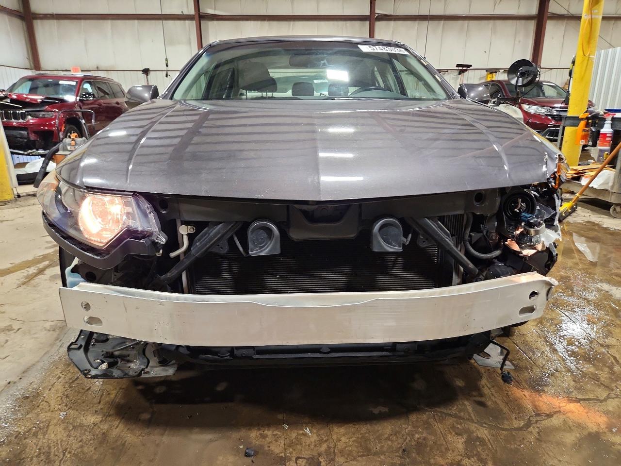 2010 Acura Tsx Gray vin: JH4CU2F60AC037783