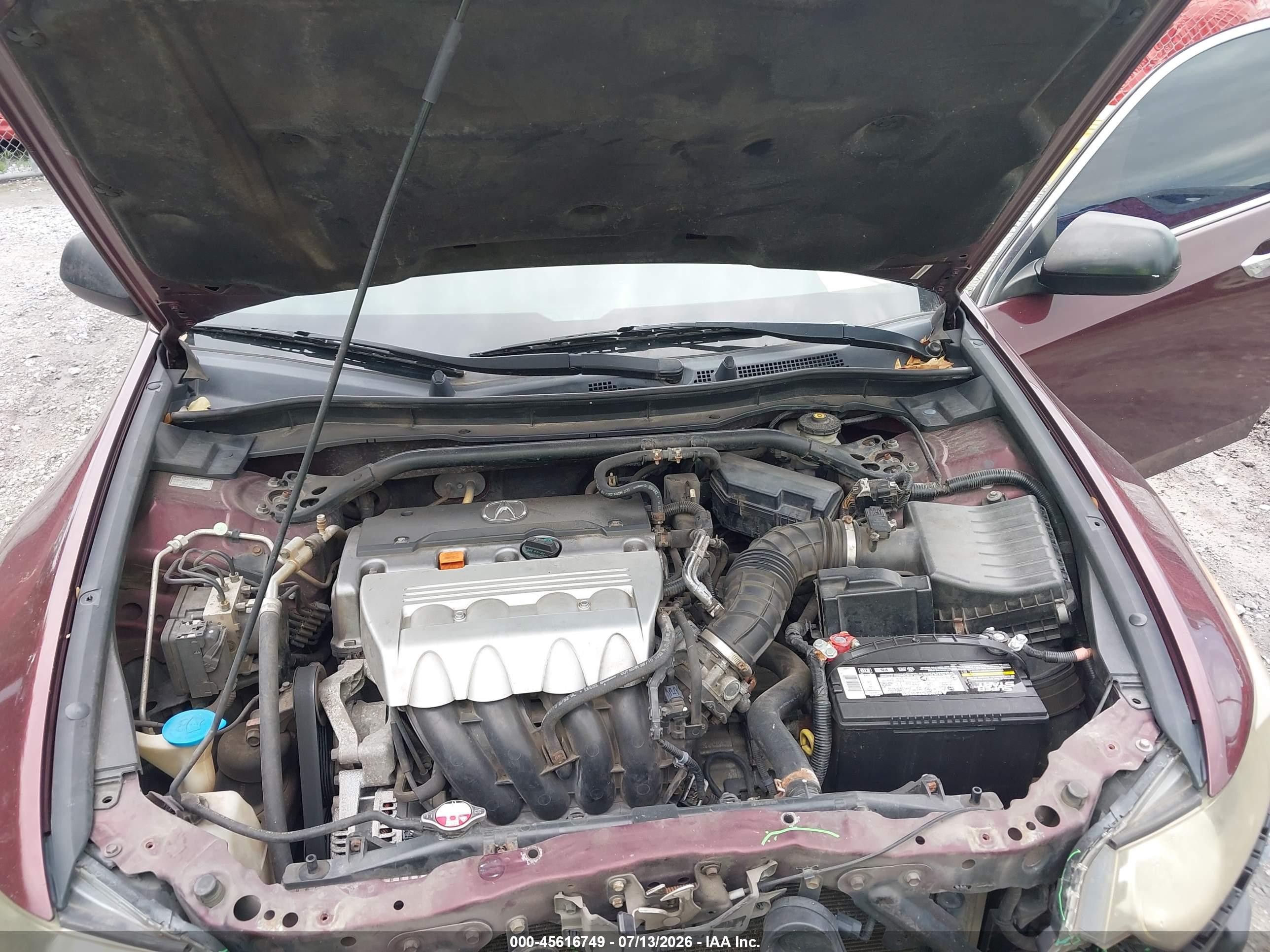 2010 Acura Tsx 2.4 Maroon vin: JH4CU2F60AC041736