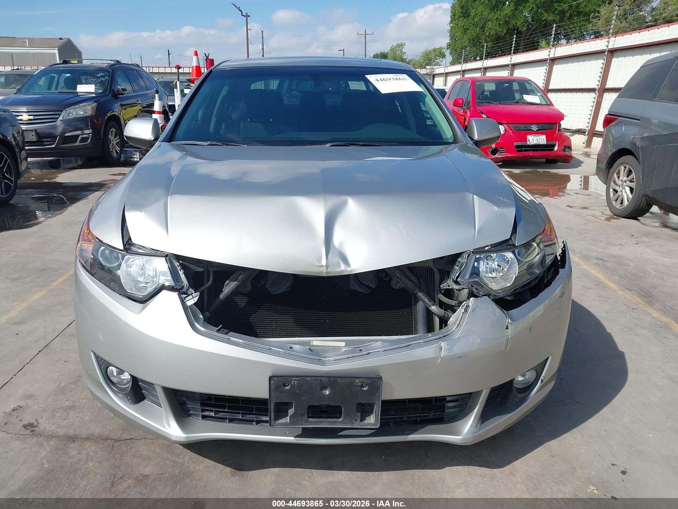 2010 Acura Tsx 2.4 Gray vin: JH4CU2F60AC042157