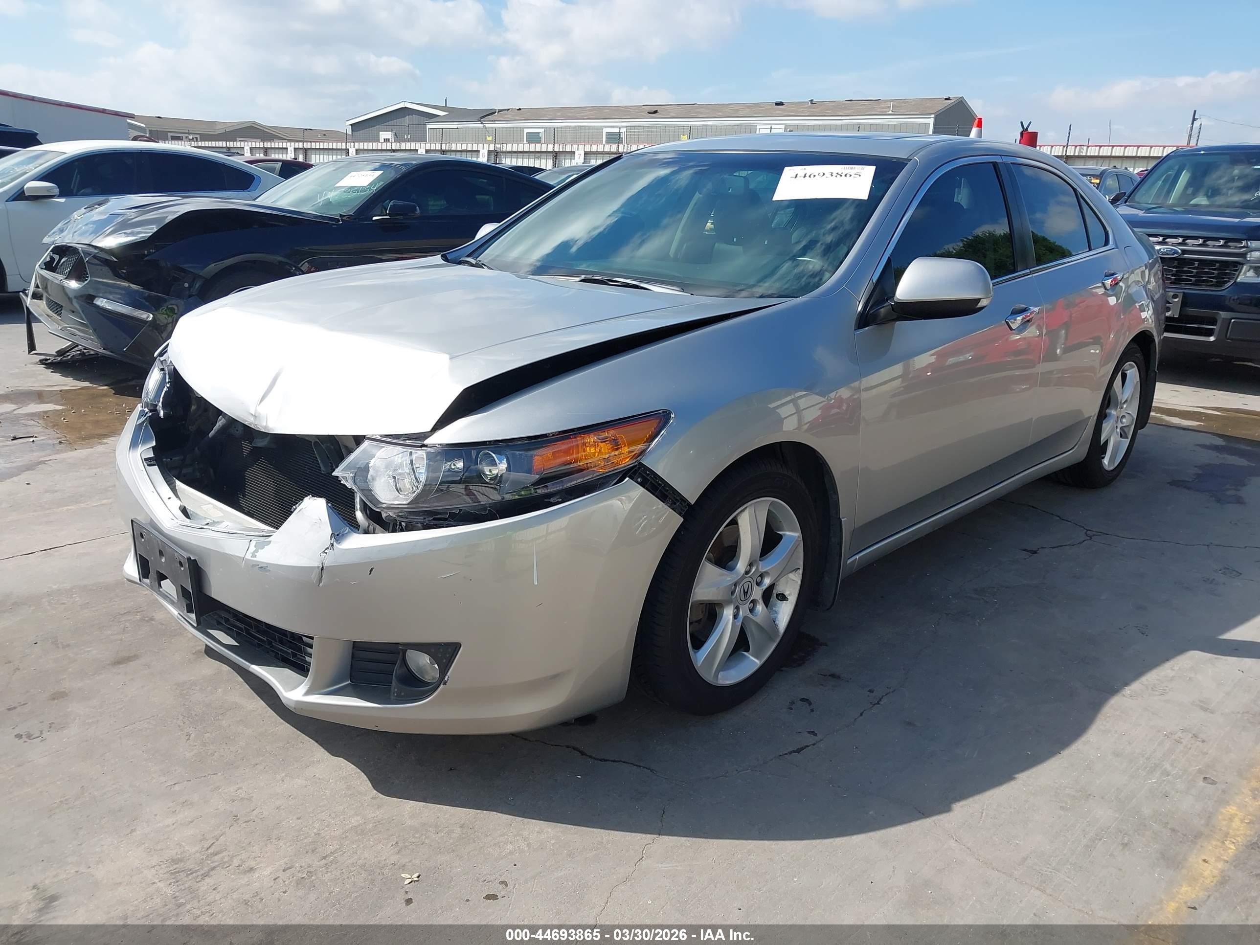 2010 Acura Tsx 2.4 Gray vin: JH4CU2F60AC042157