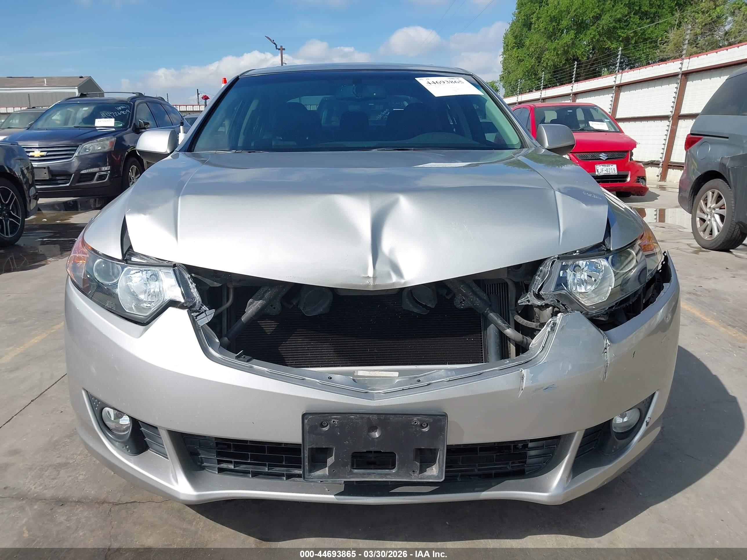 2010 Acura Tsx 2.4 Gray vin: JH4CU2F60AC042157