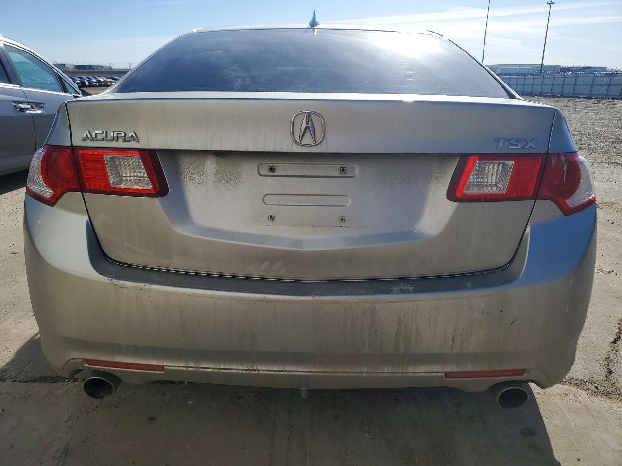 2010 Acura Tsx Silver vin: JH4CU2F60AC800966
