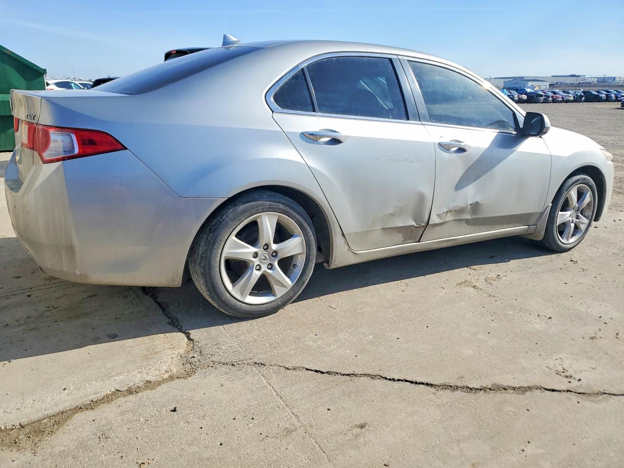 2010 Acura Tsx Silver vin: JH4CU2F60AC800966