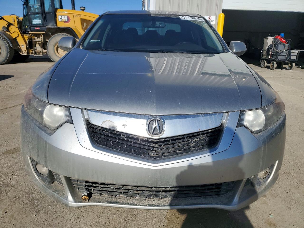 2010 Acura Tsx Silver vin: JH4CU2F60AC800966