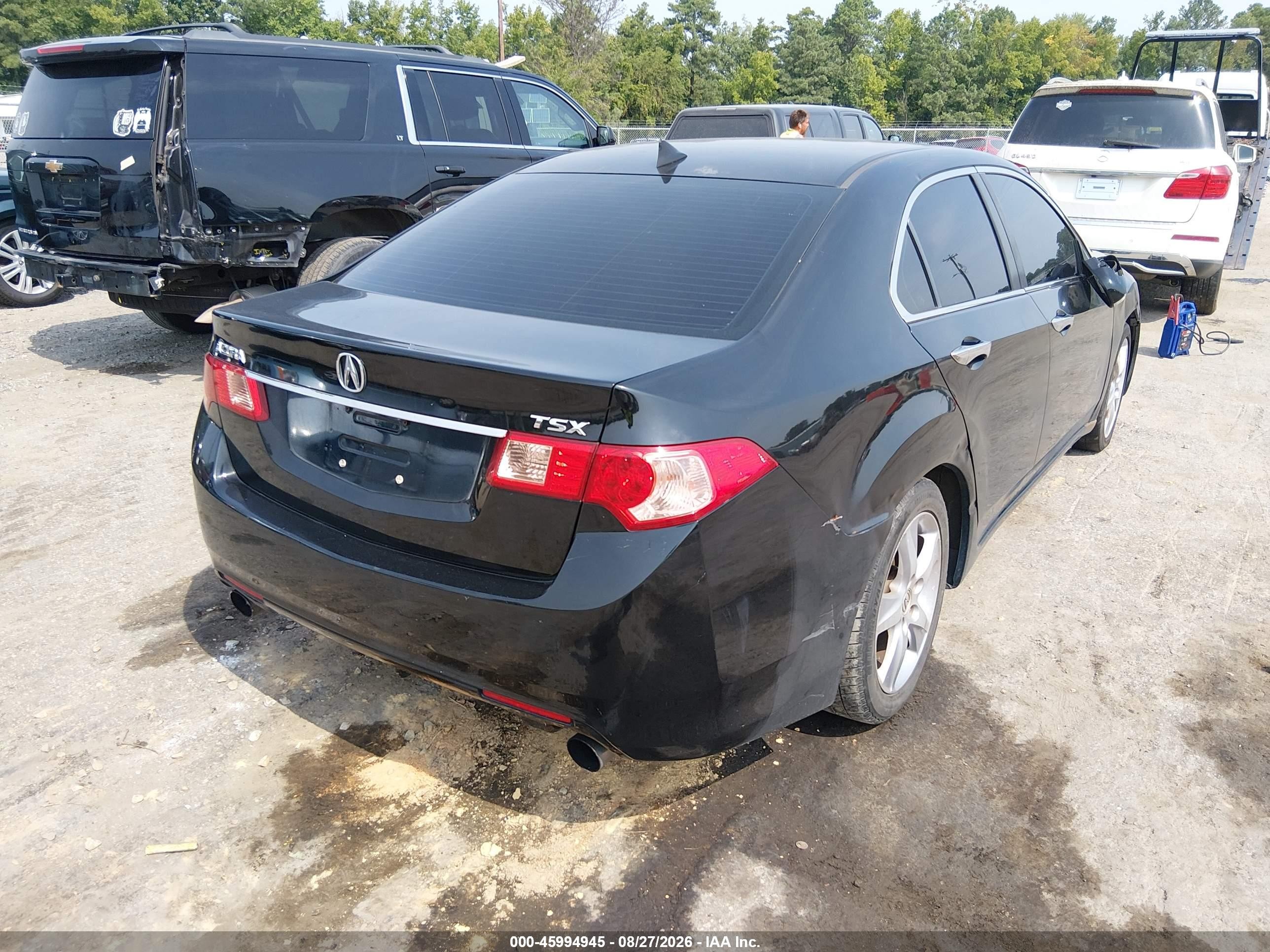 2011 Acura Tsx 2.4 Black vin: JH4CU2F60BC011105