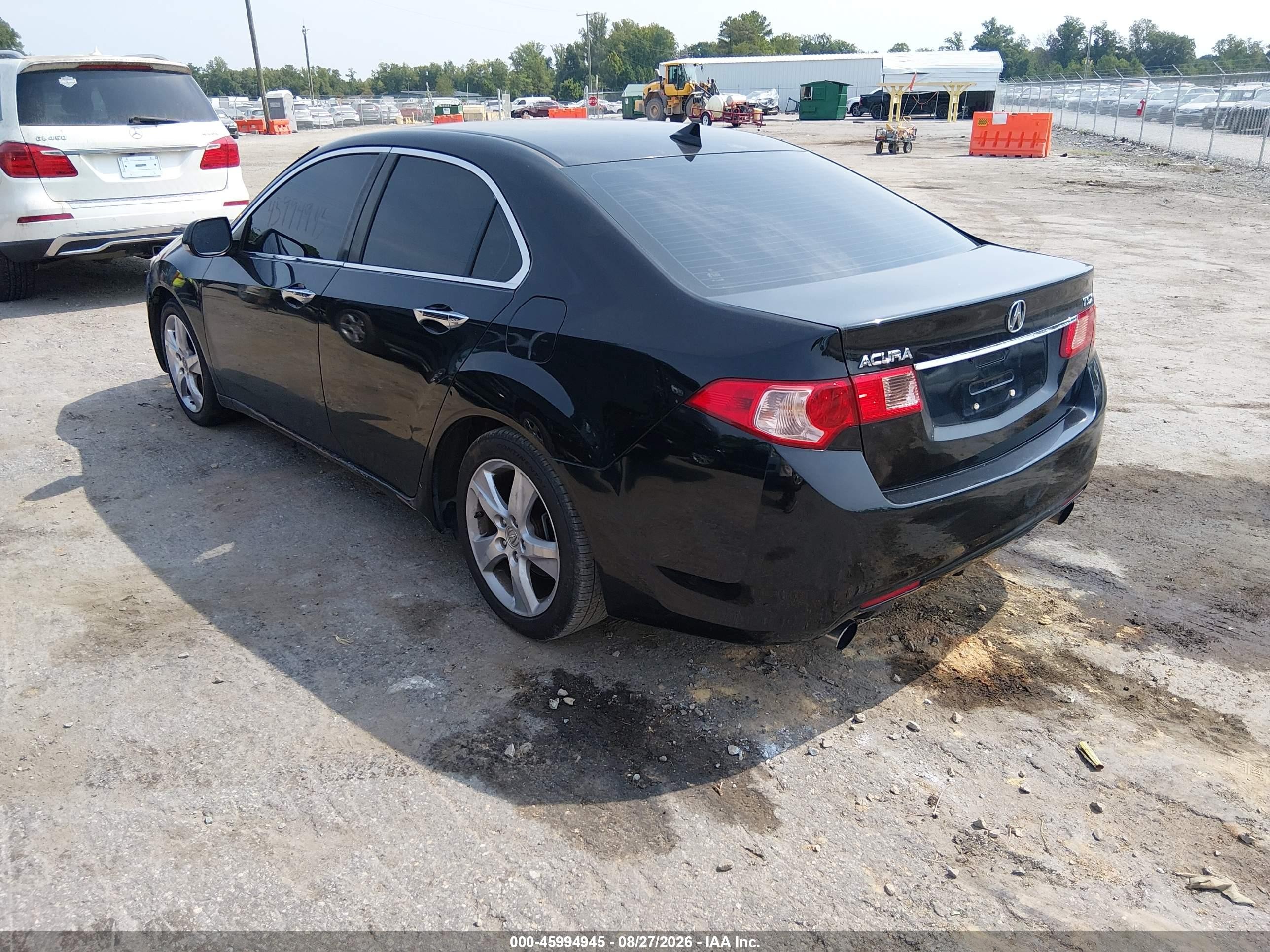 2011 Acura Tsx 2.4 Black vin: JH4CU2F60BC011105