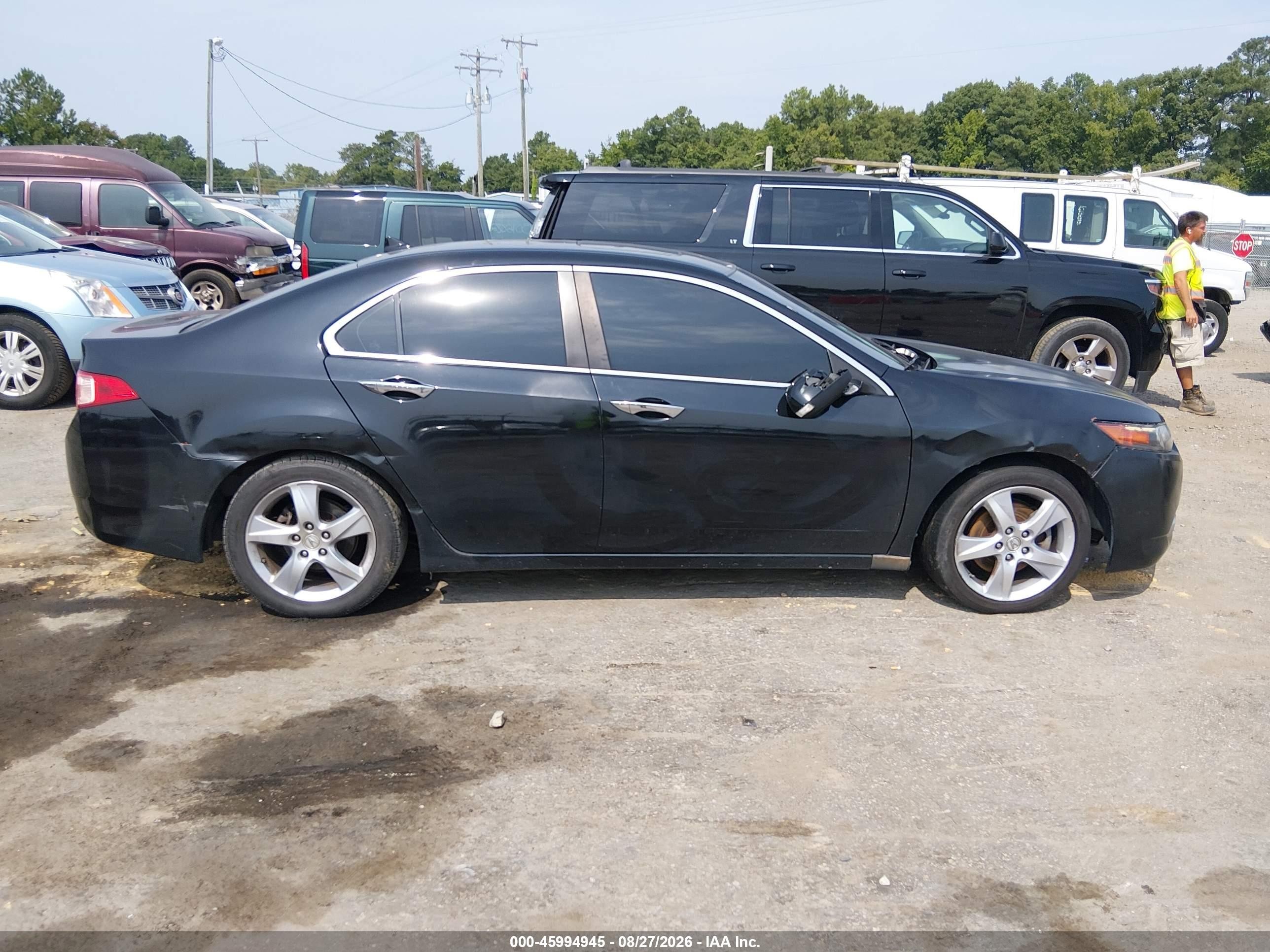 2011 Acura Tsx 2.4 Black vin: JH4CU2F60BC011105