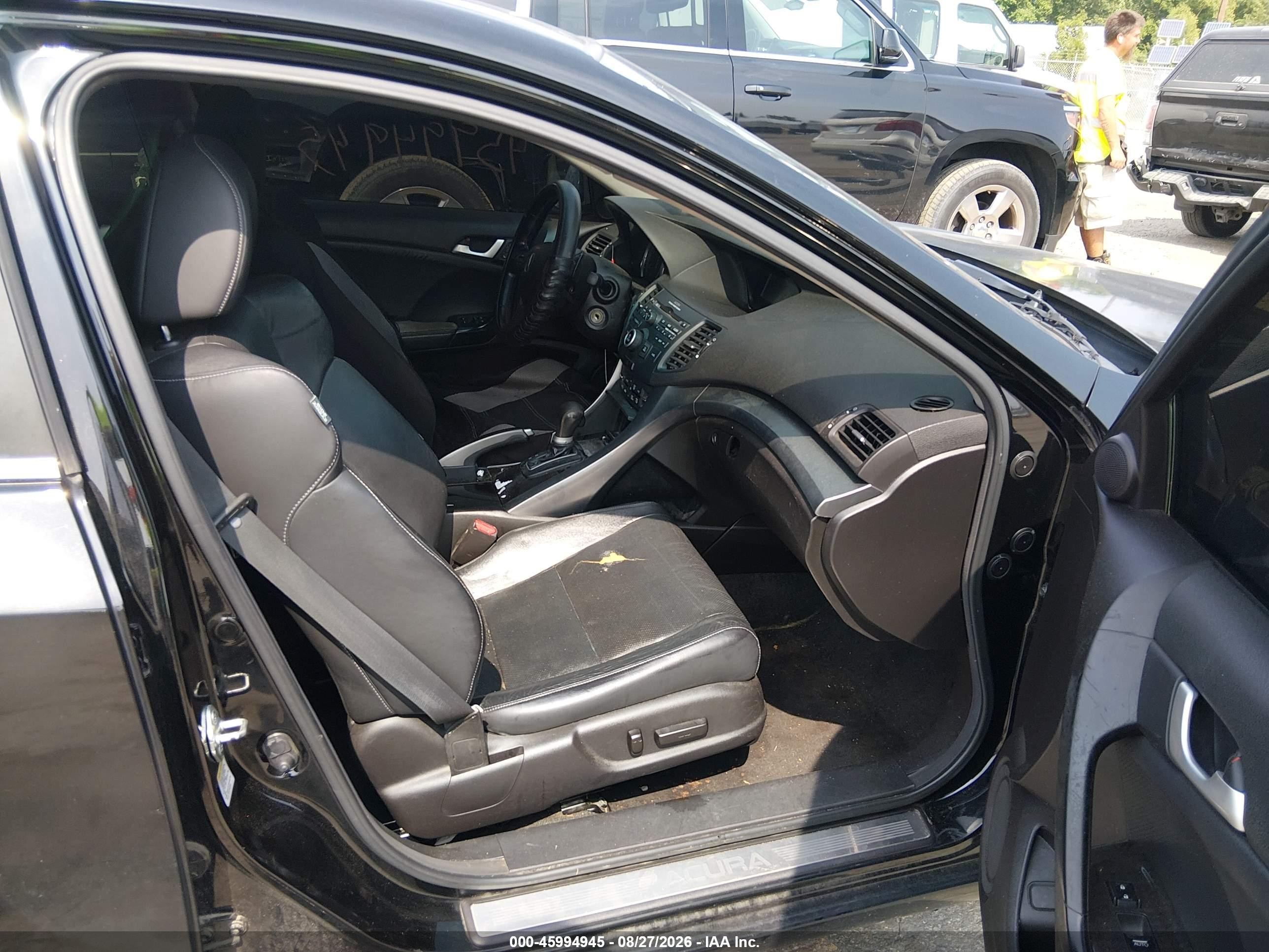 2011 Acura Tsx 2.4 Black vin: JH4CU2F60BC011105