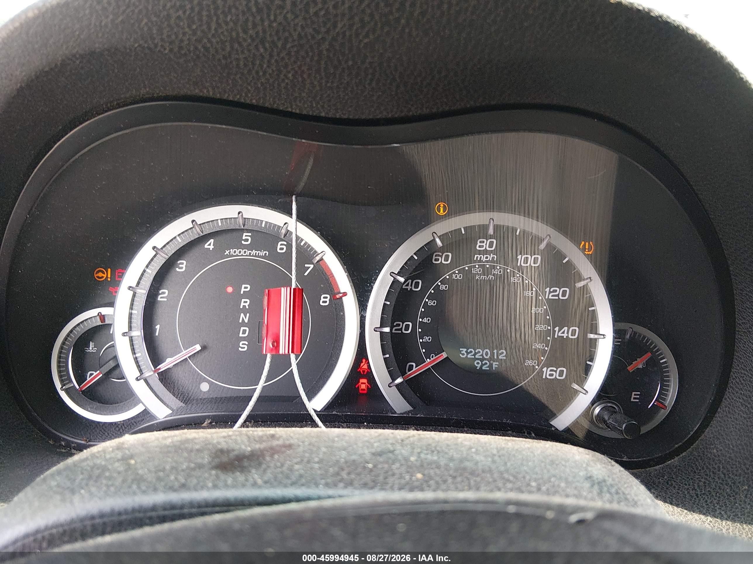2011 Acura Tsx 2.4 Black vin: JH4CU2F60BC011105