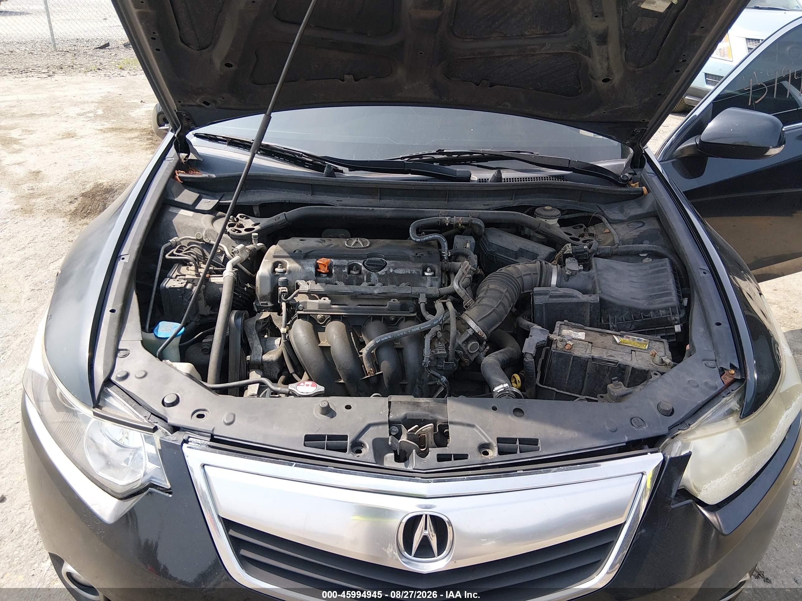 2011 Acura Tsx 2.4 Black vin: JH4CU2F60BC011105