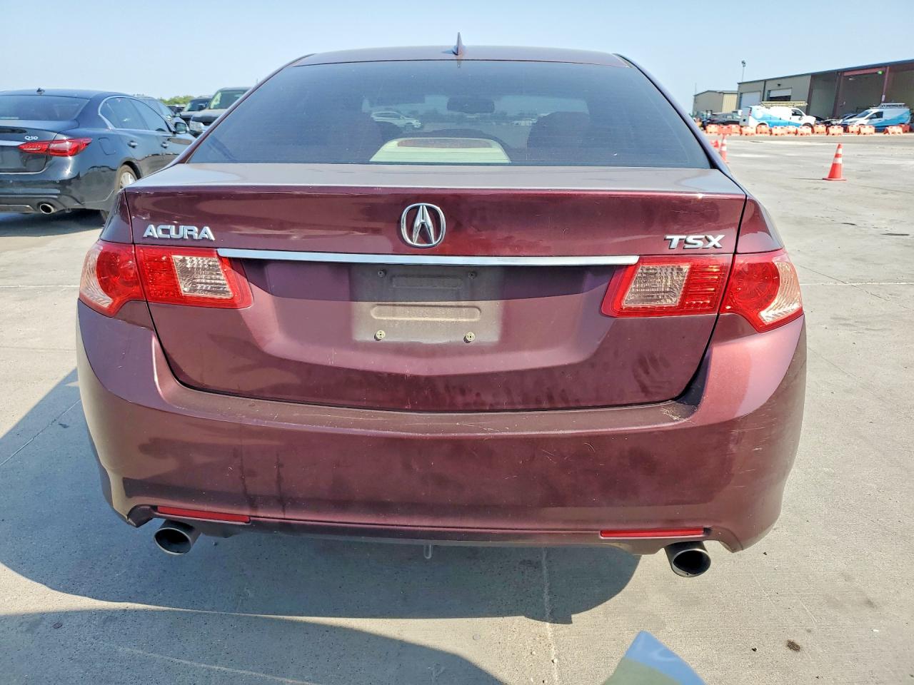 2011 Acura Tsx Red vin: JH4CU2F60BC011217
