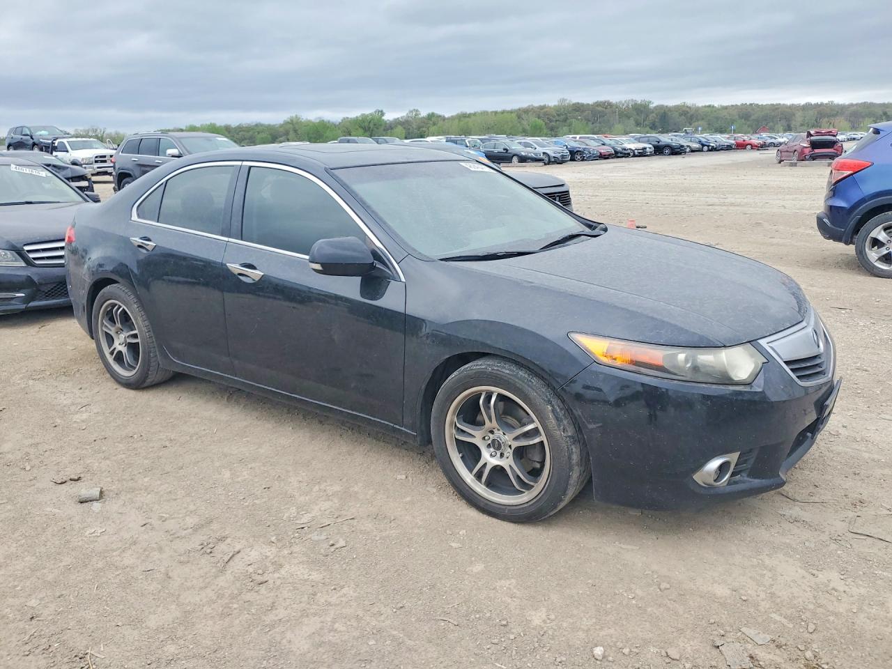 2011 Acura Tsx Black vin: JH4CU2F60BC013677