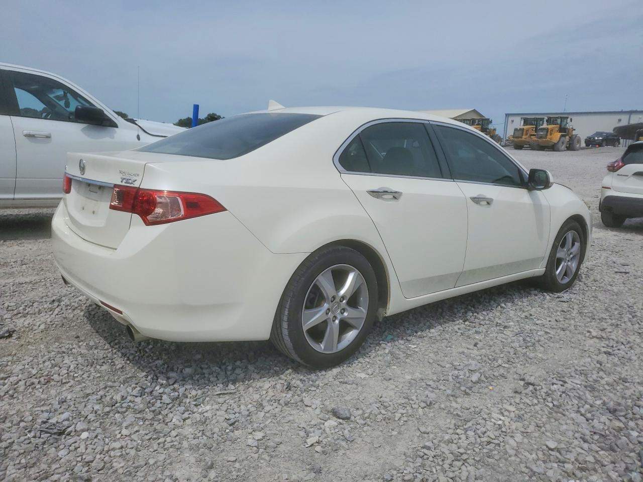2011 Acura Tsx White vin: JH4CU2F60BC014232