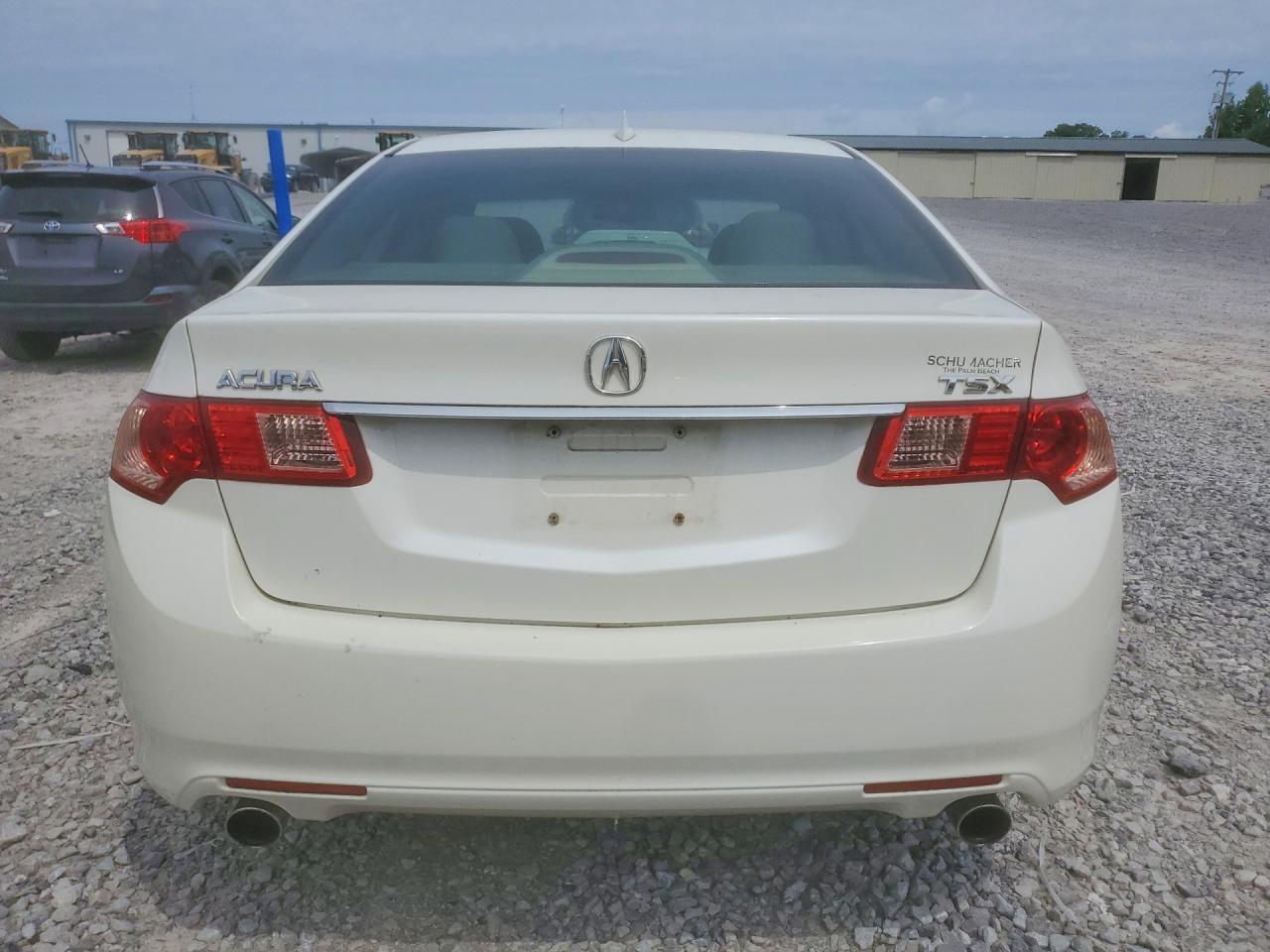 2011 Acura Tsx White vin: JH4CU2F60BC014232