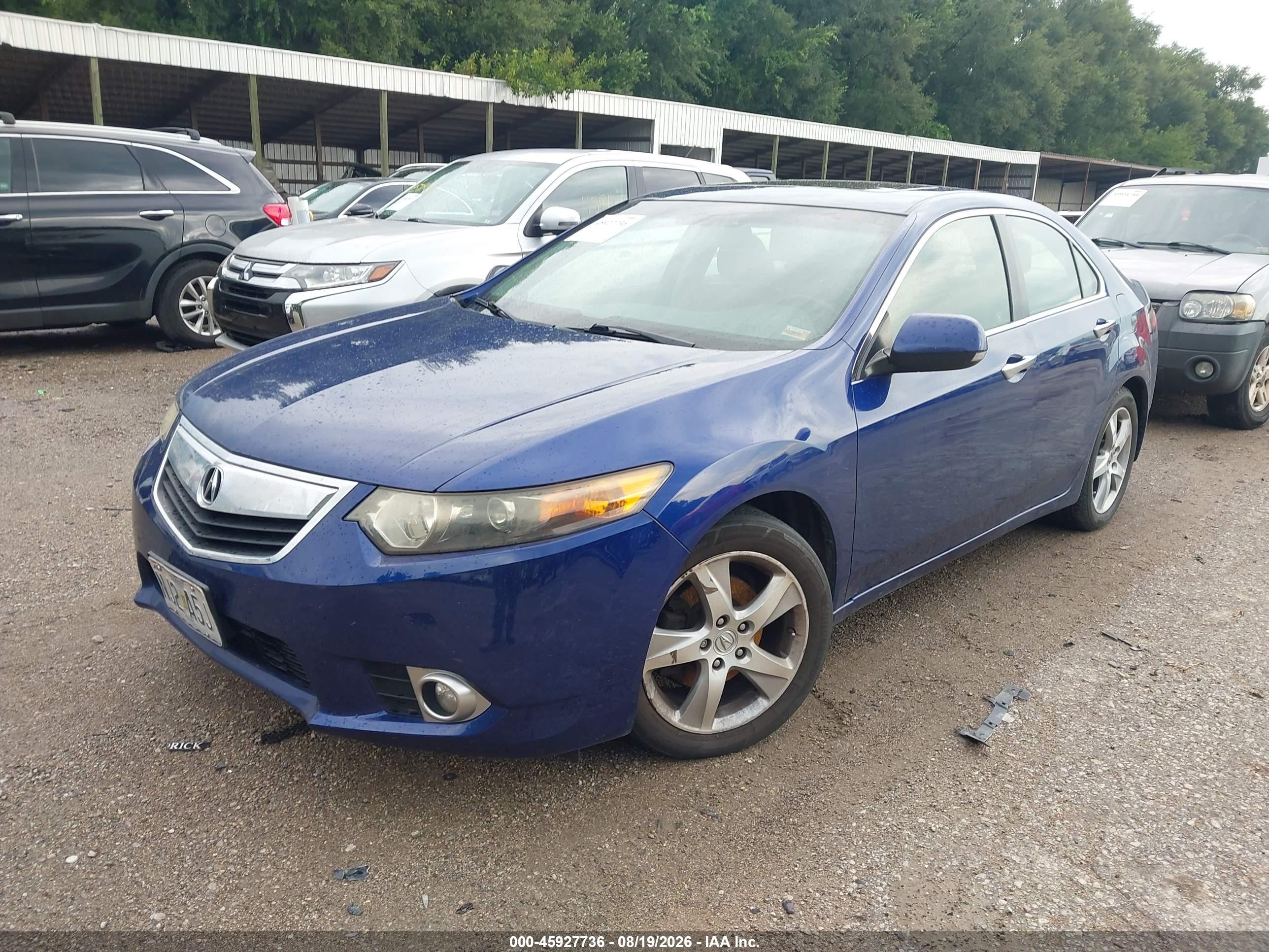2012 Acura Tsx 2.4 Blue vin: JH4CU2F60CC009470