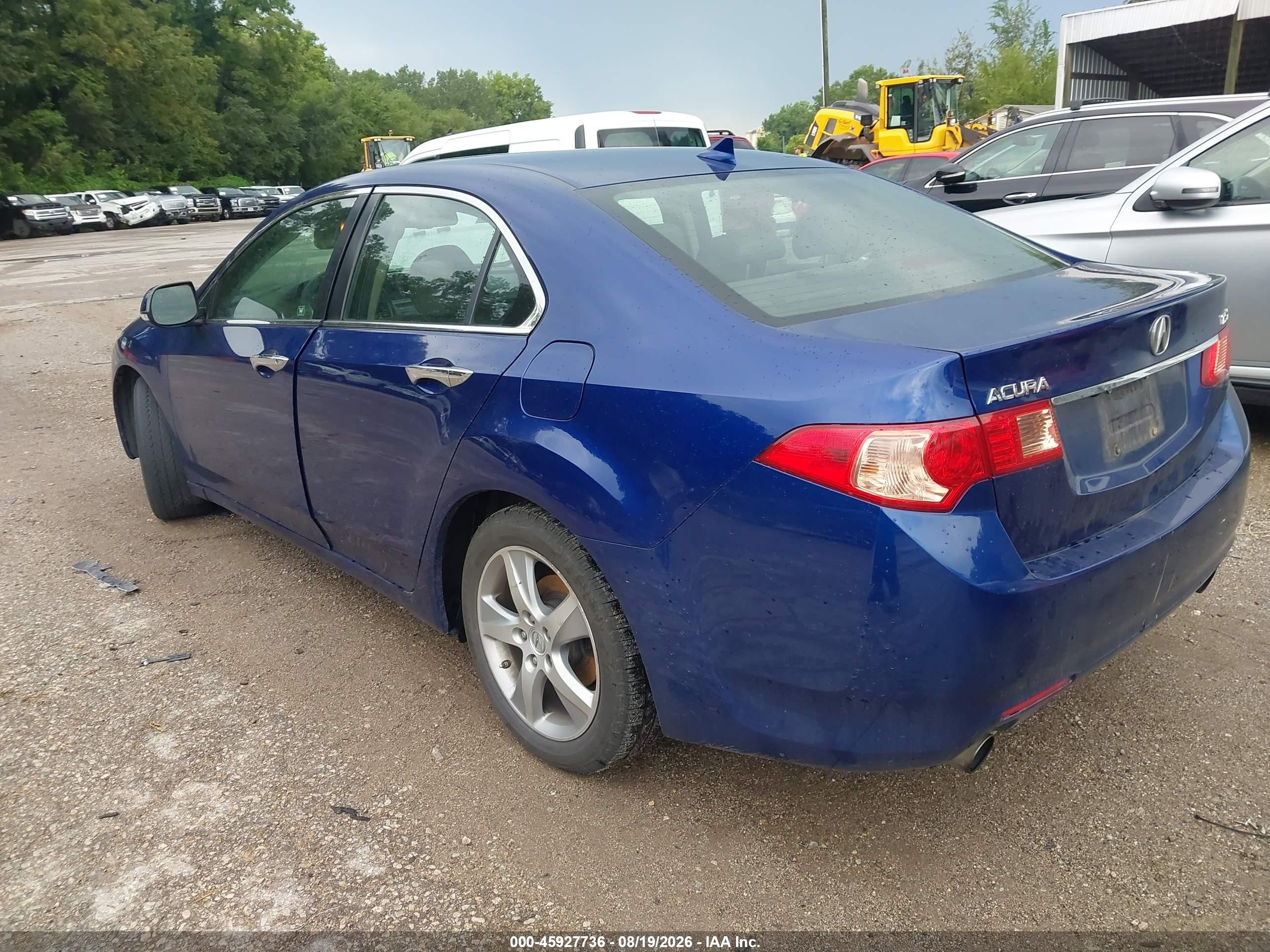 2012 Acura Tsx 2.4 Blue vin: JH4CU2F60CC009470