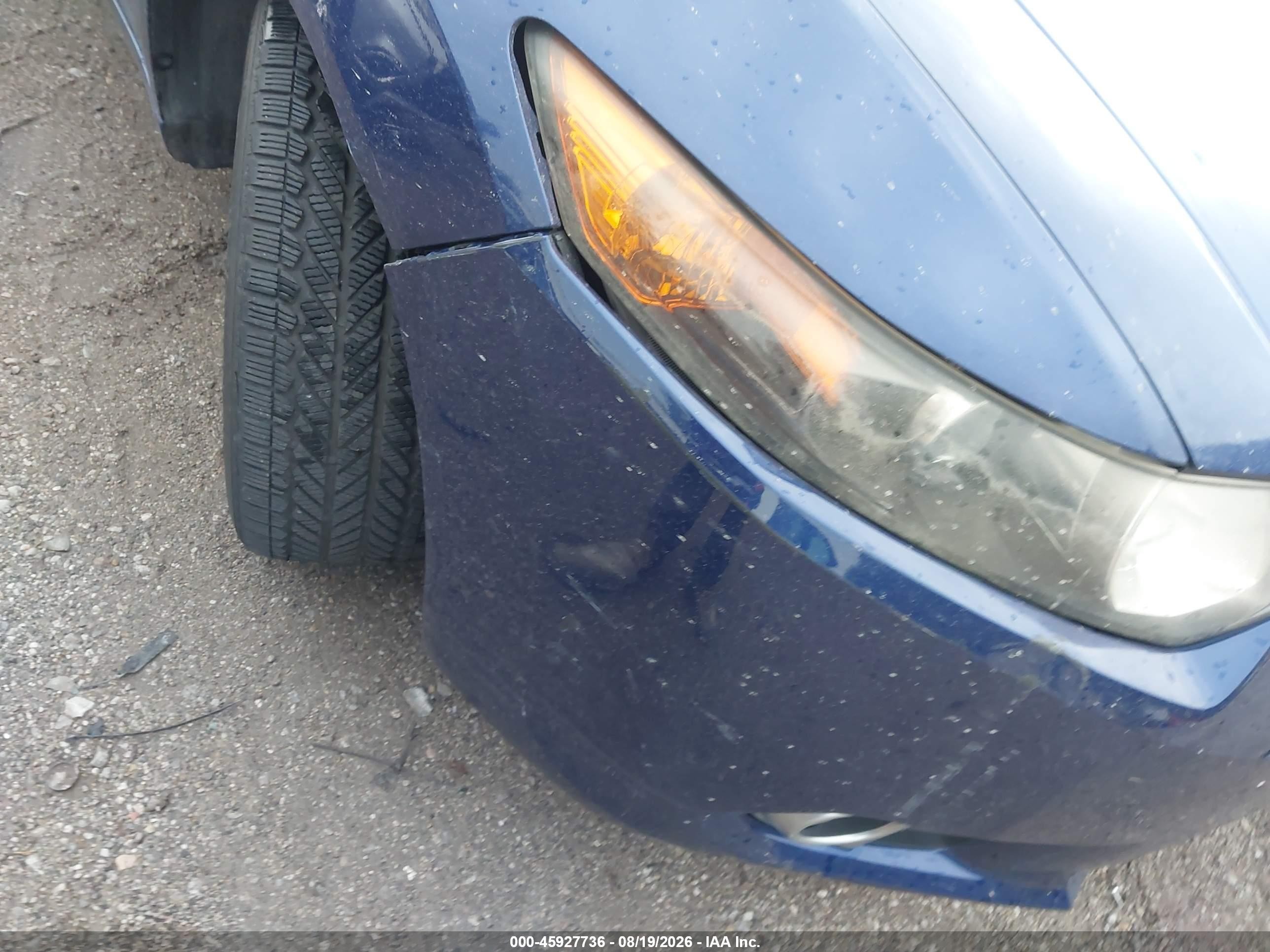 2012 Acura Tsx 2.4 Blue vin: JH4CU2F60CC009470