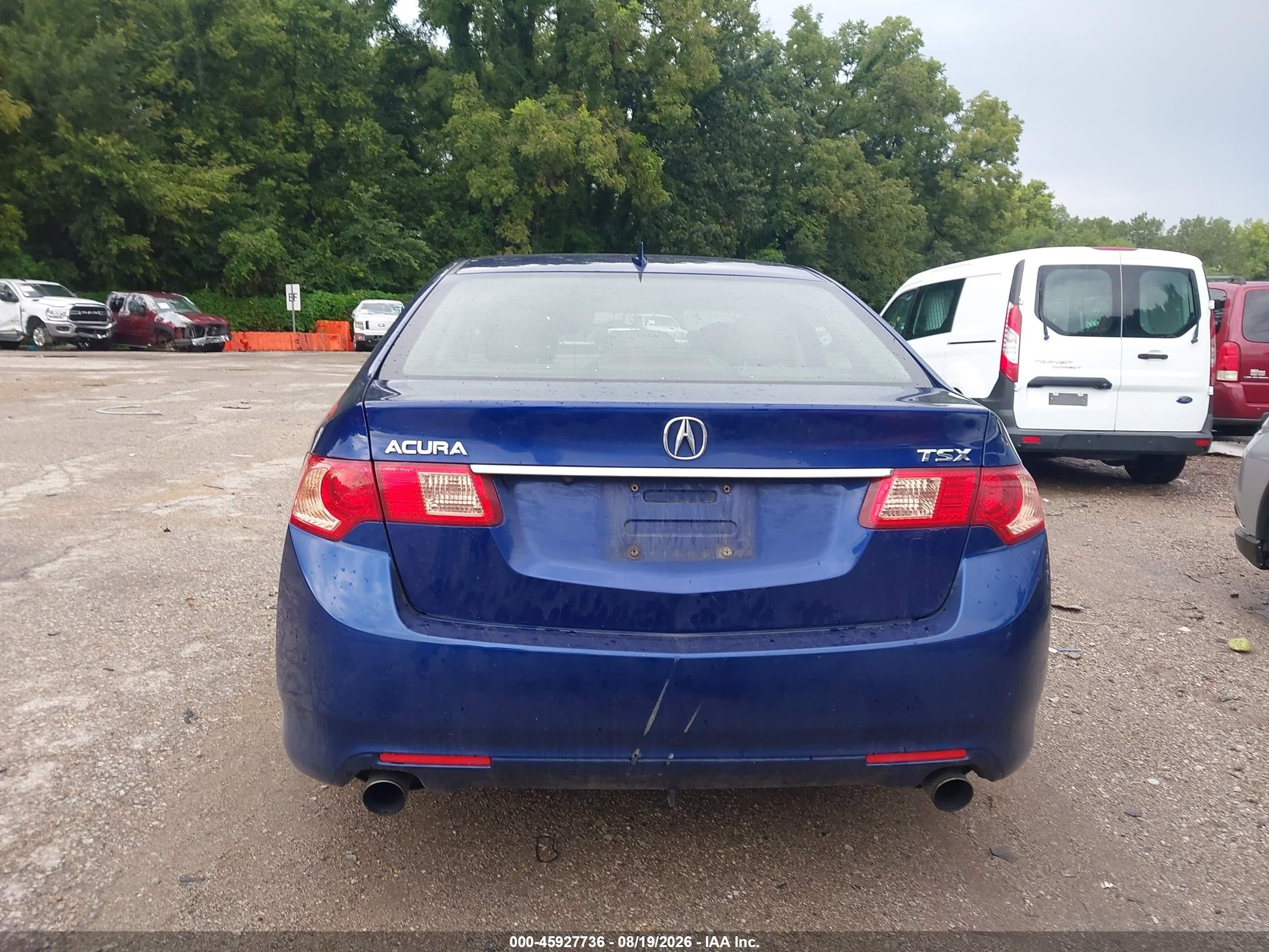 2012 Acura Tsx 2.4 Blue vin: JH4CU2F60CC009470