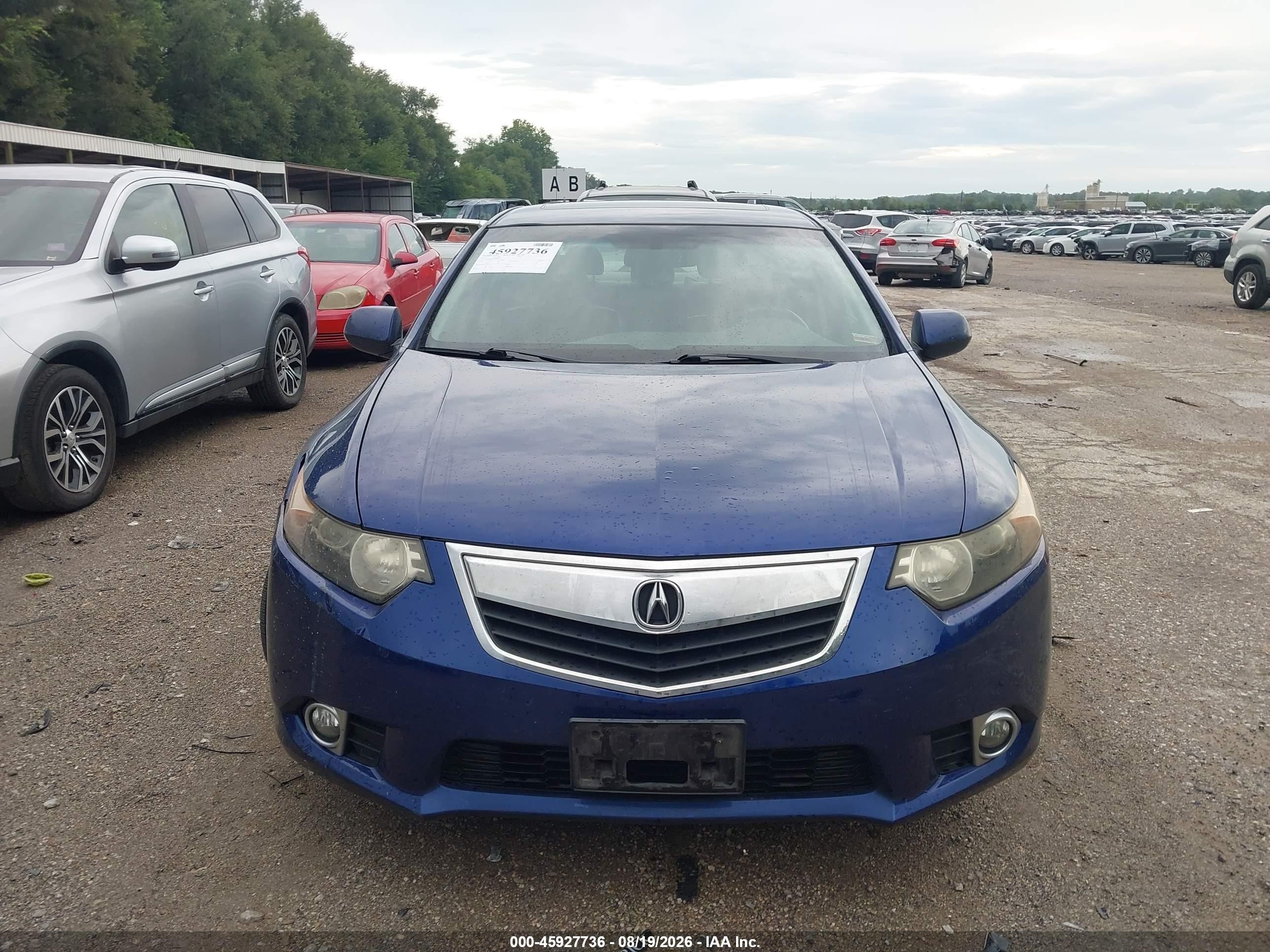 2012 Acura Tsx 2.4 Blue vin: JH4CU2F60CC009470