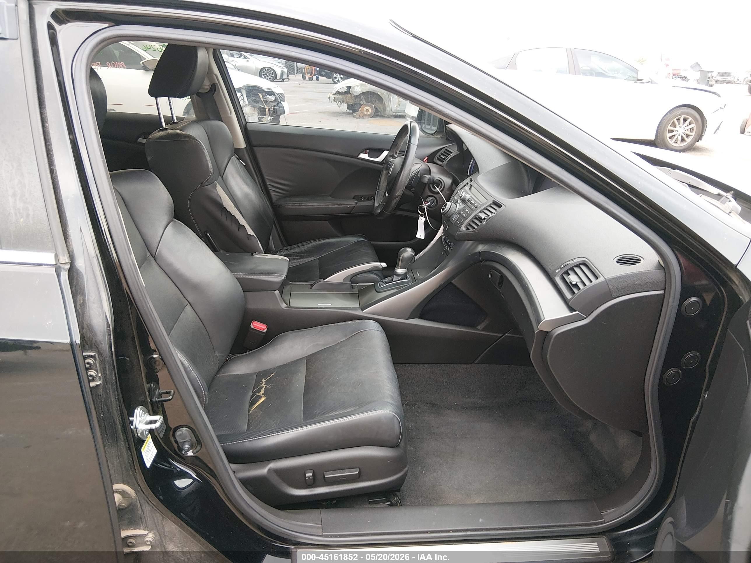 2012 Acura Tsx 2.4 Black vin: JH4CU2F60CC014832