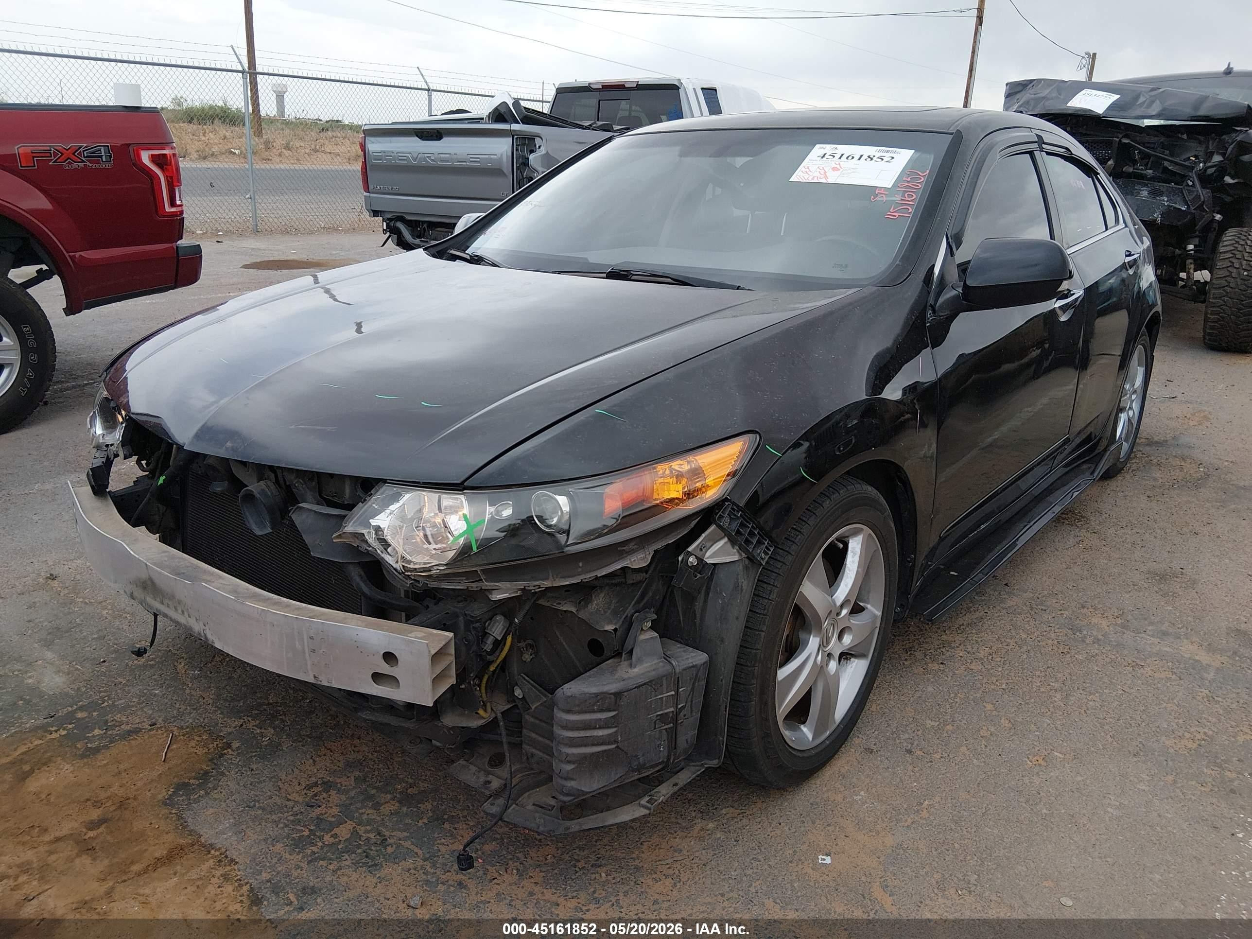 2012 Acura Tsx 2.4 Black vin: JH4CU2F60CC014832