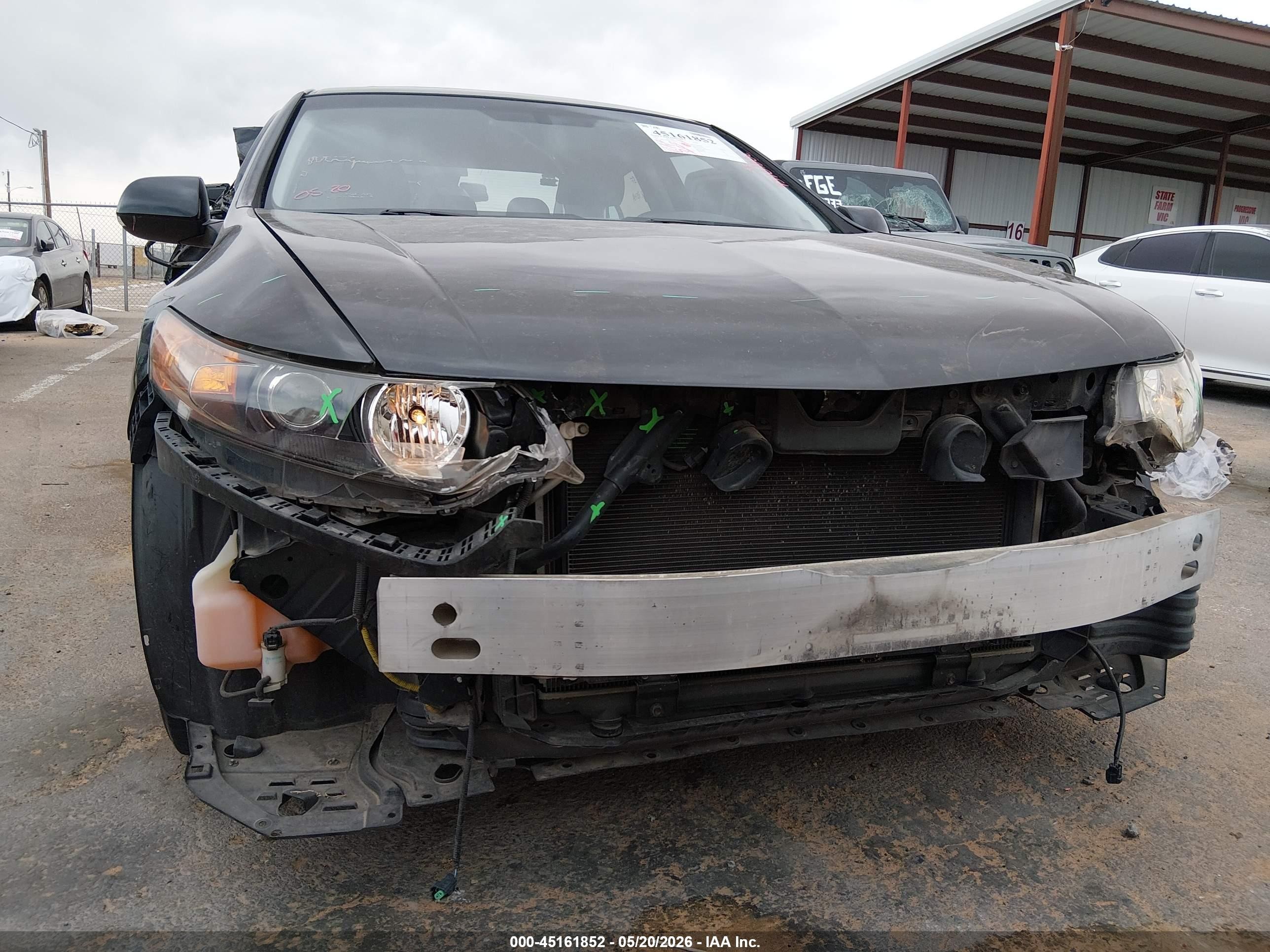 2012 Acura Tsx 2.4 Black vin: JH4CU2F60CC014832