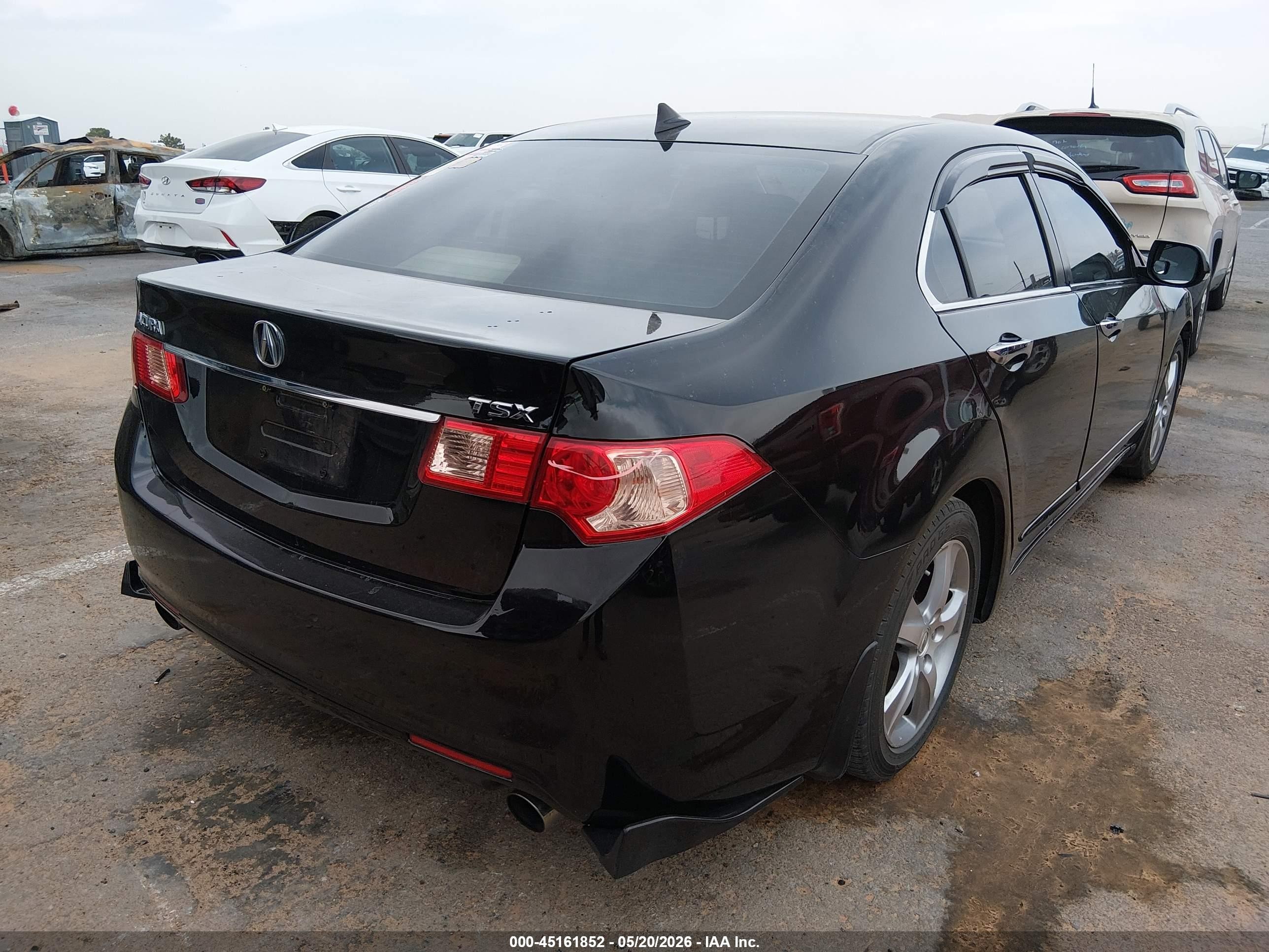 2012 Acura Tsx 2.4 Black vin: JH4CU2F60CC014832