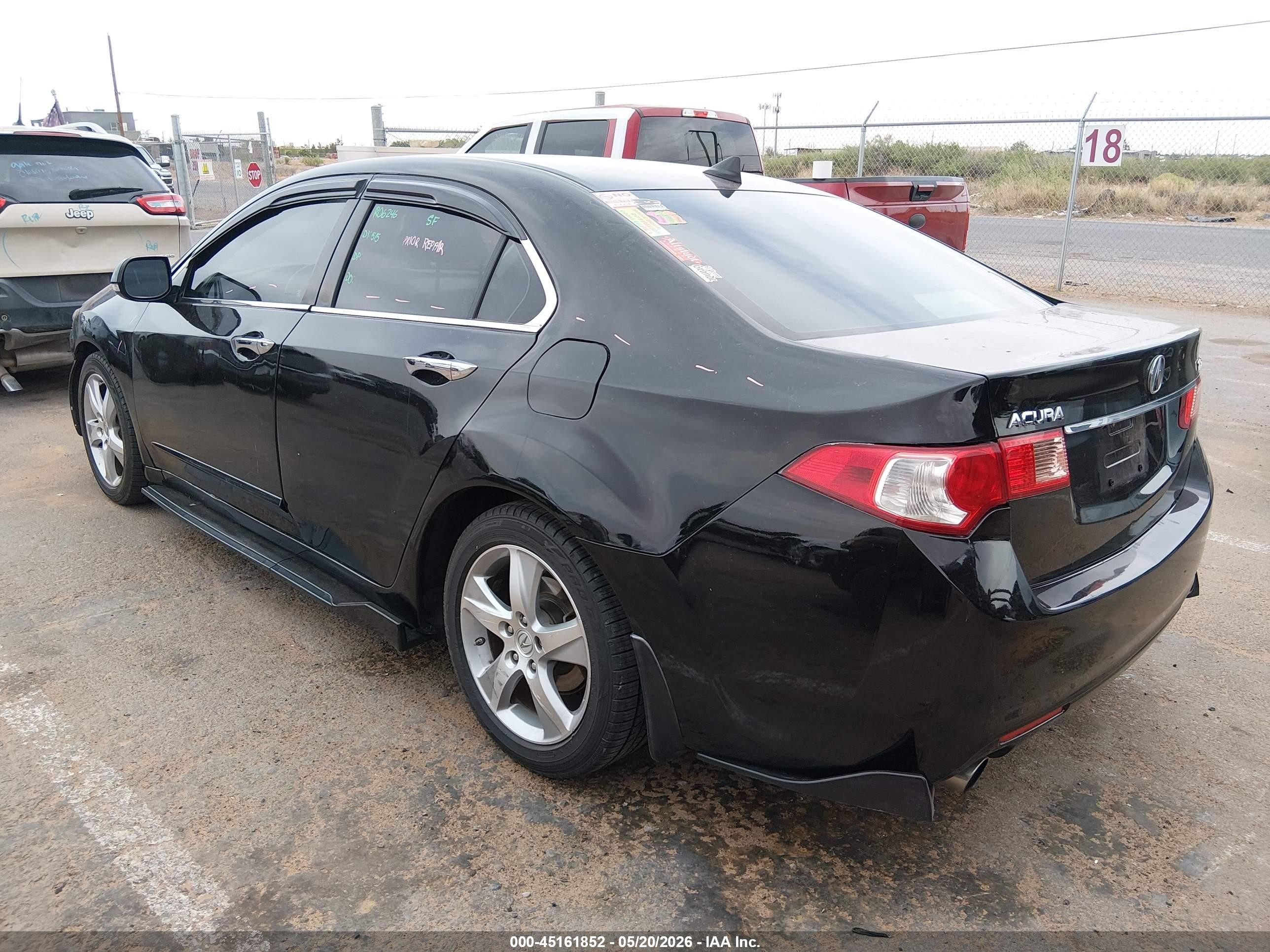 2012 Acura Tsx 2.4 Black vin: JH4CU2F60CC014832