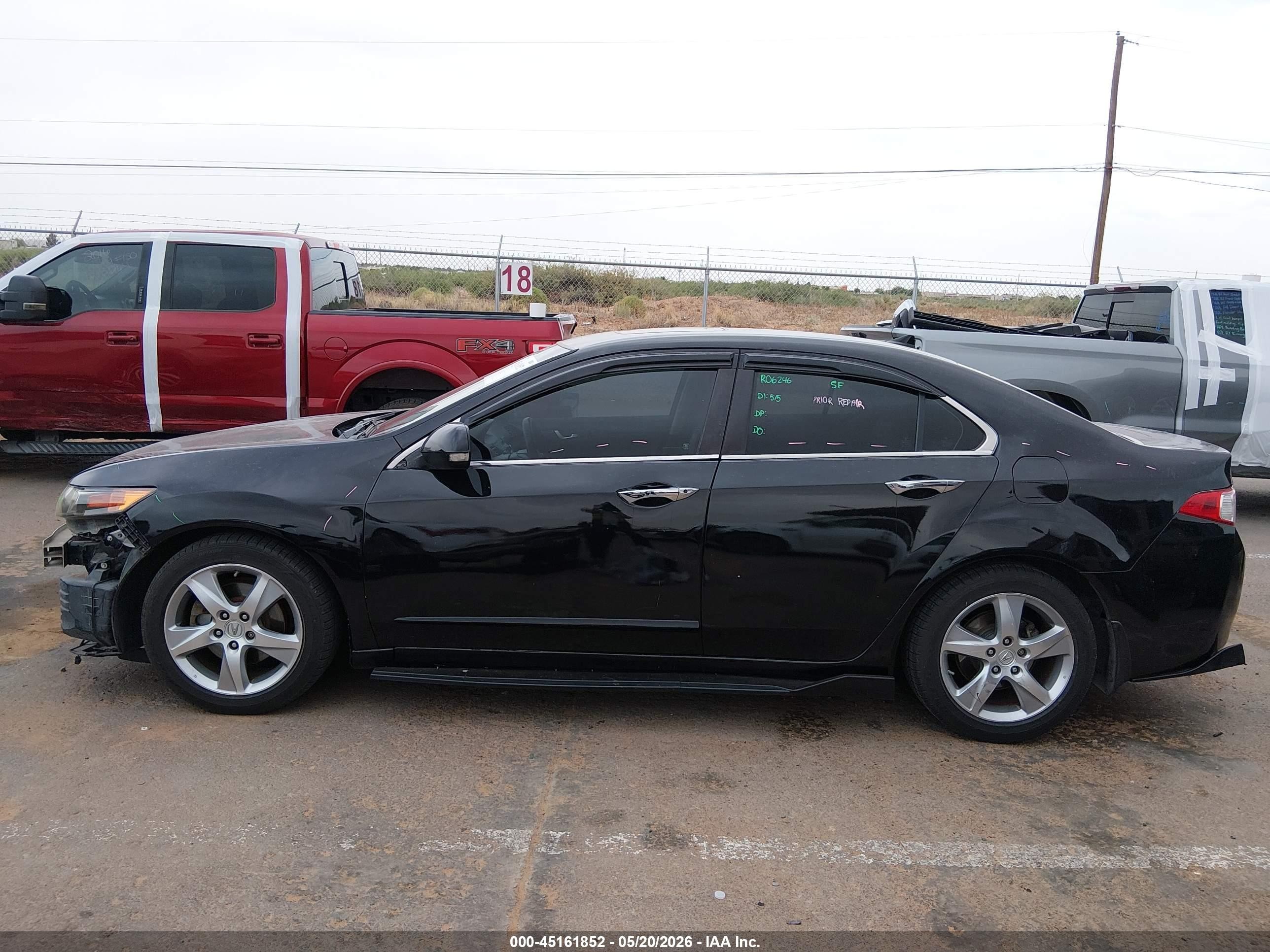 2012 Acura Tsx 2.4 Black vin: JH4CU2F60CC014832