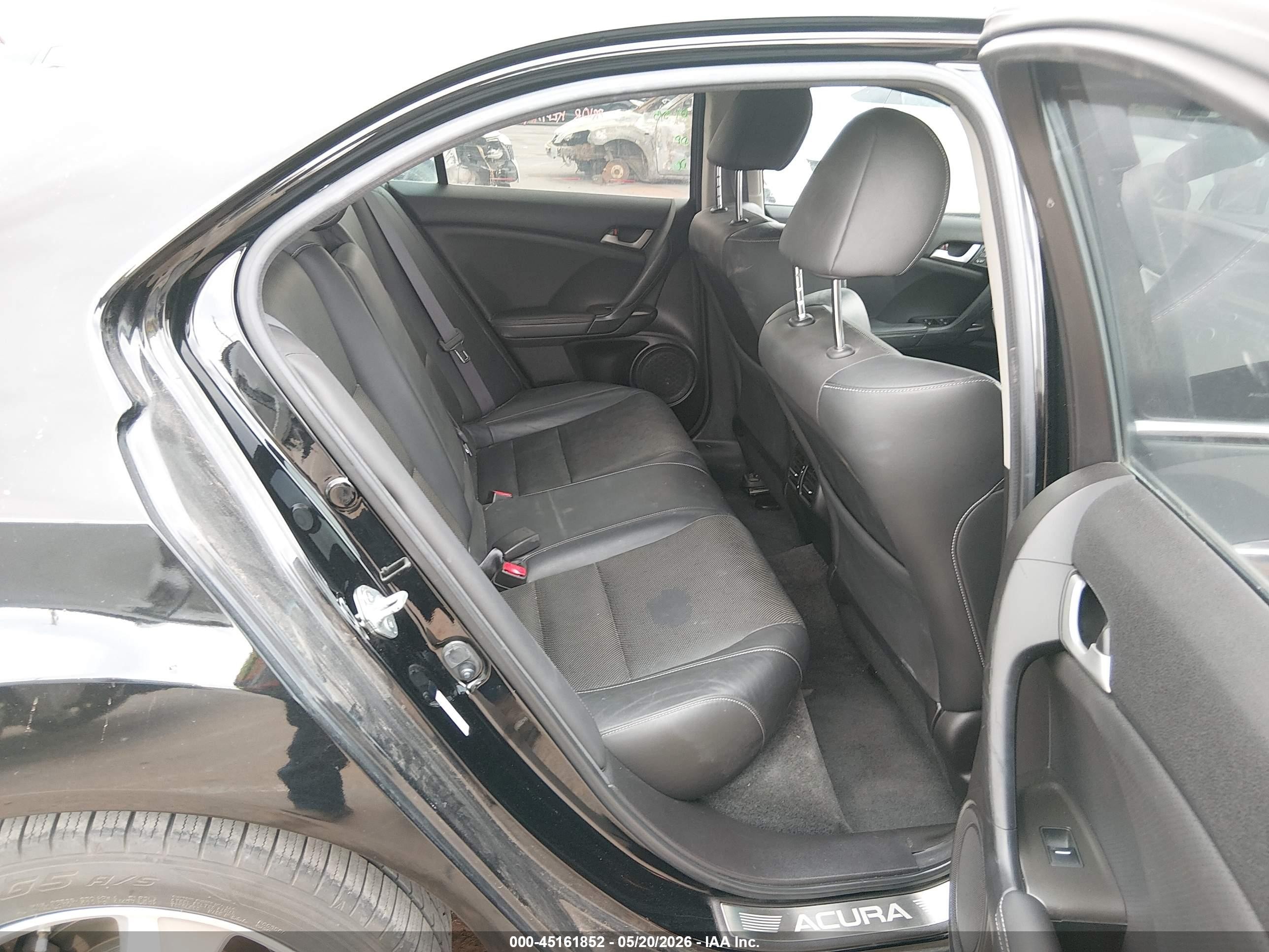 2012 Acura Tsx 2.4 Black vin: JH4CU2F60CC014832