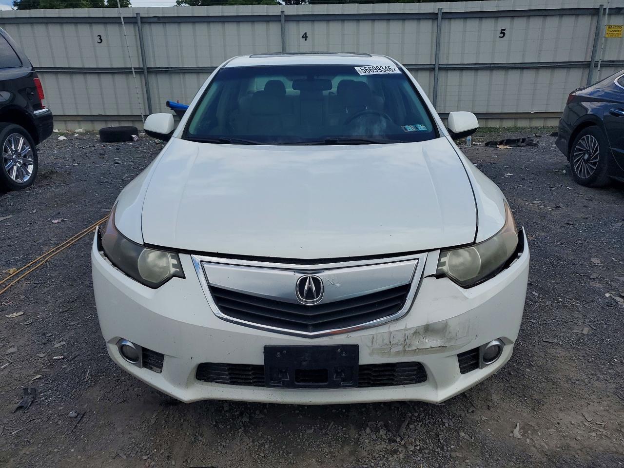 2012 Acura Tsx Tech White vin: JH4CU2F60CC015253