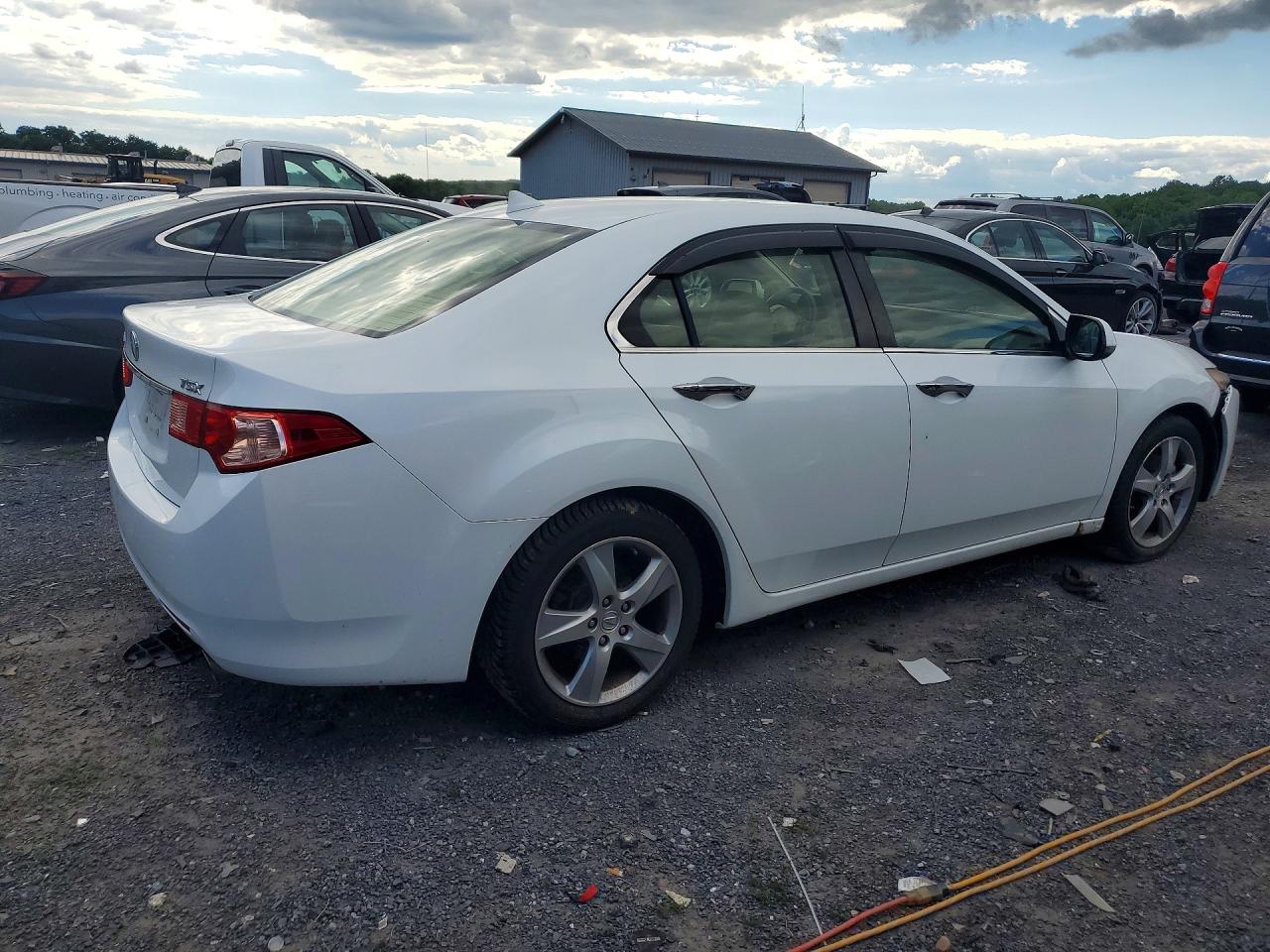 2012 Acura Tsx Tech White vin: JH4CU2F60CC015253