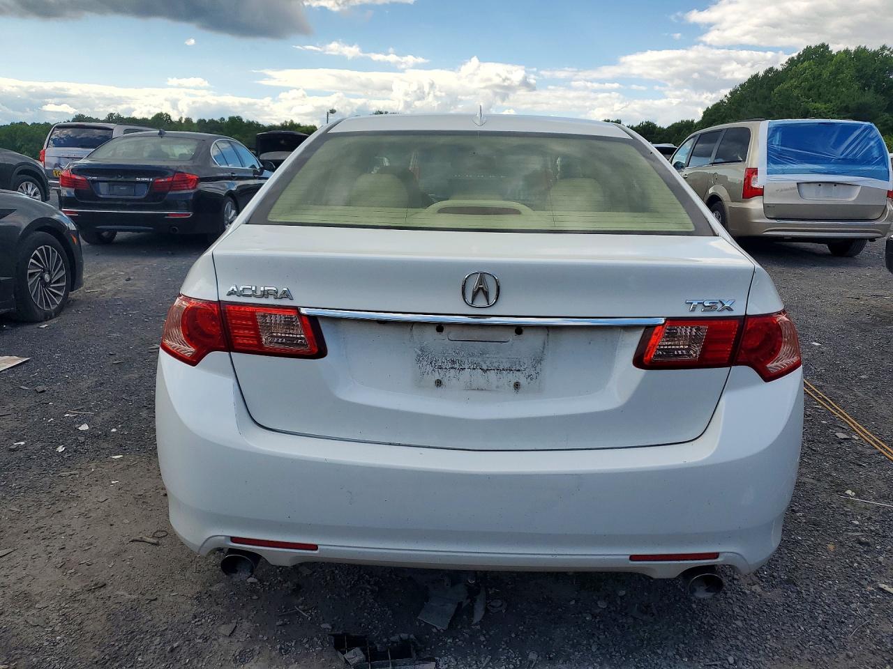 2012 Acura Tsx Tech White vin: JH4CU2F60CC015253