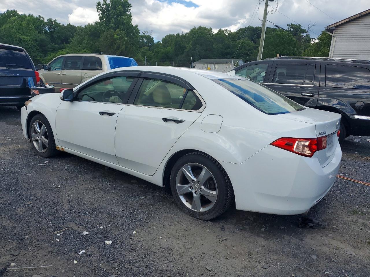 2012 Acura Tsx Tech White vin: JH4CU2F60CC015253