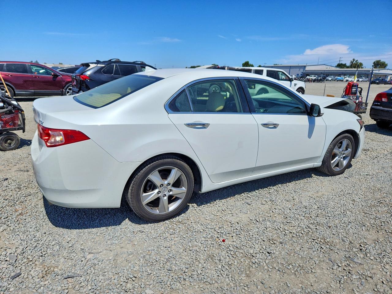 2012 Acura Tsx Tech White vin: JH4CU2F60CC019724