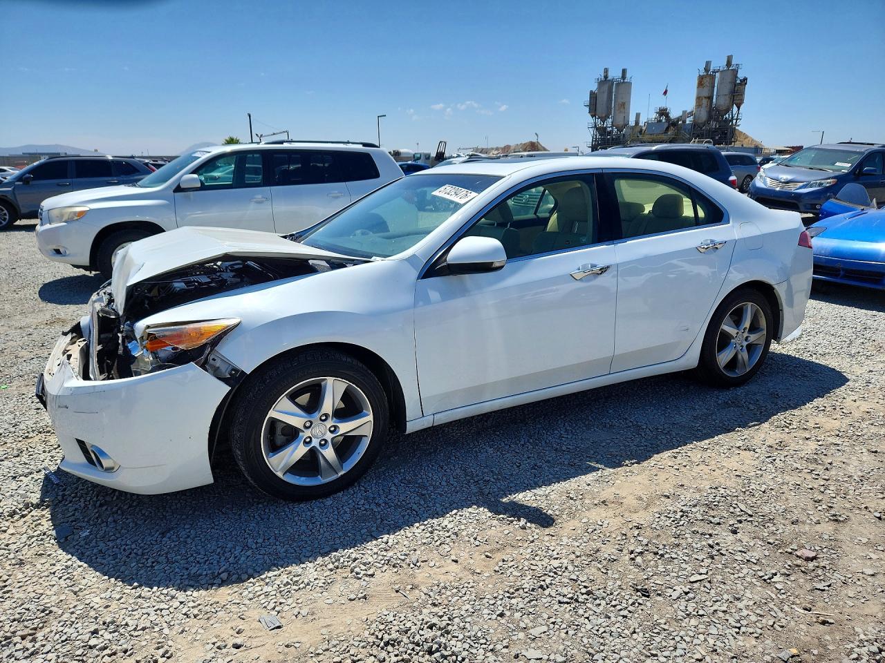 2012 Acura Tsx Tech White vin: JH4CU2F60CC019724