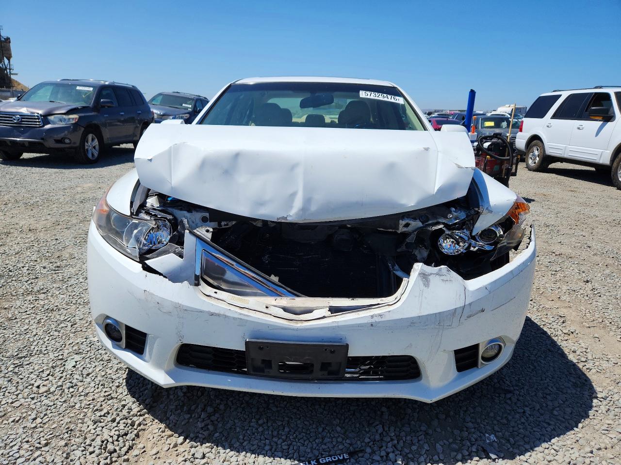 2012 Acura Tsx Tech White vin: JH4CU2F60CC019724