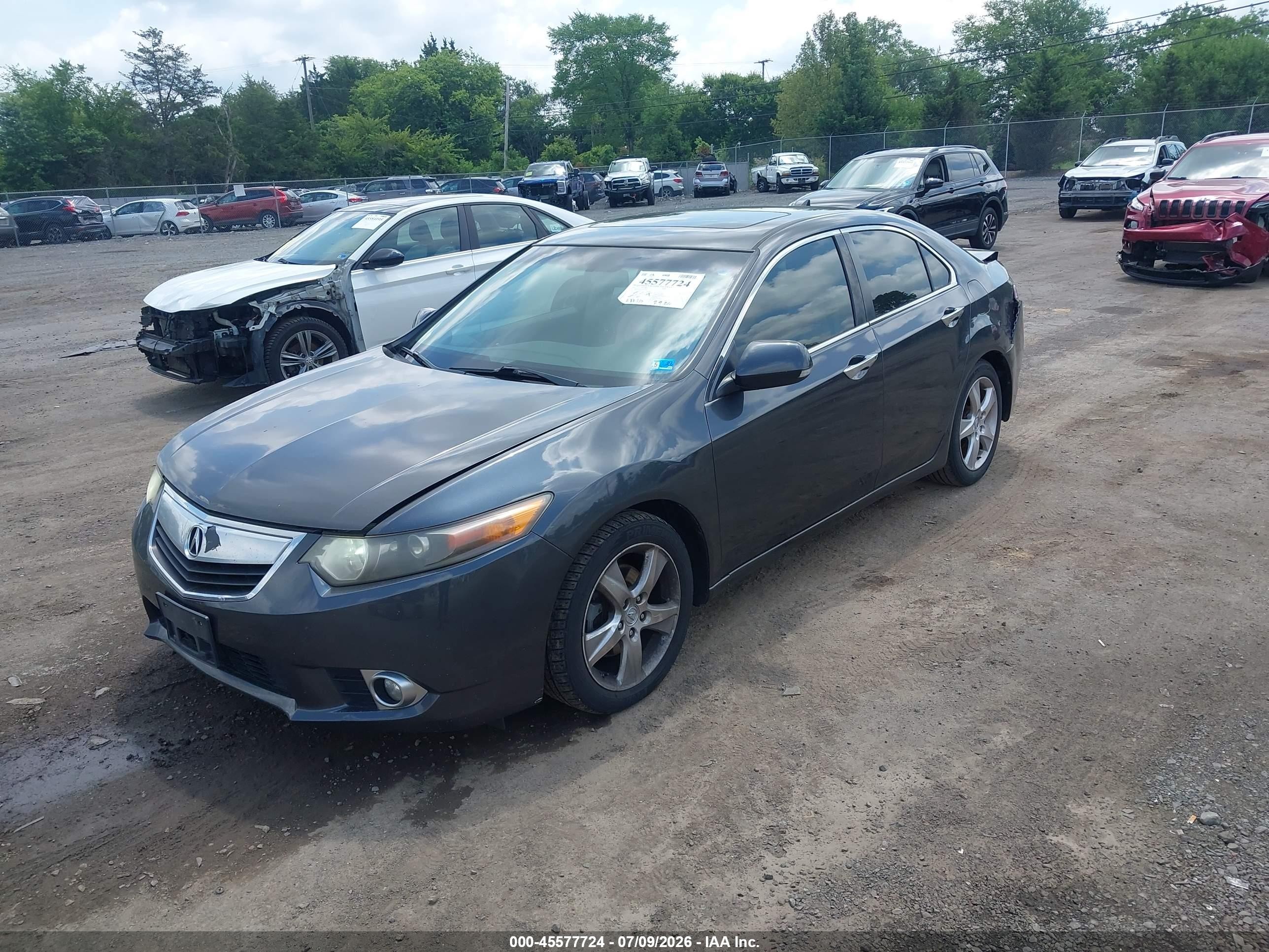 2012 Acura Tsx 2.4 Gray vin: JH4CU2F60CC024910