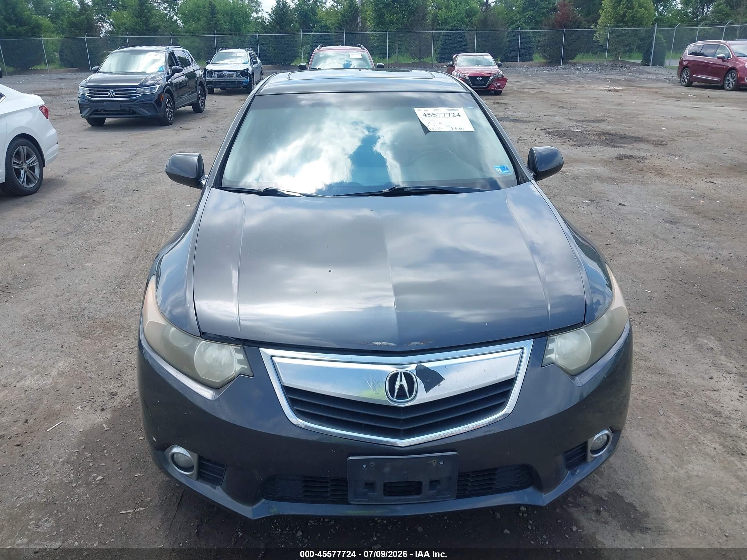2012 Acura Tsx 2.4 Gray vin: JH4CU2F60CC024910