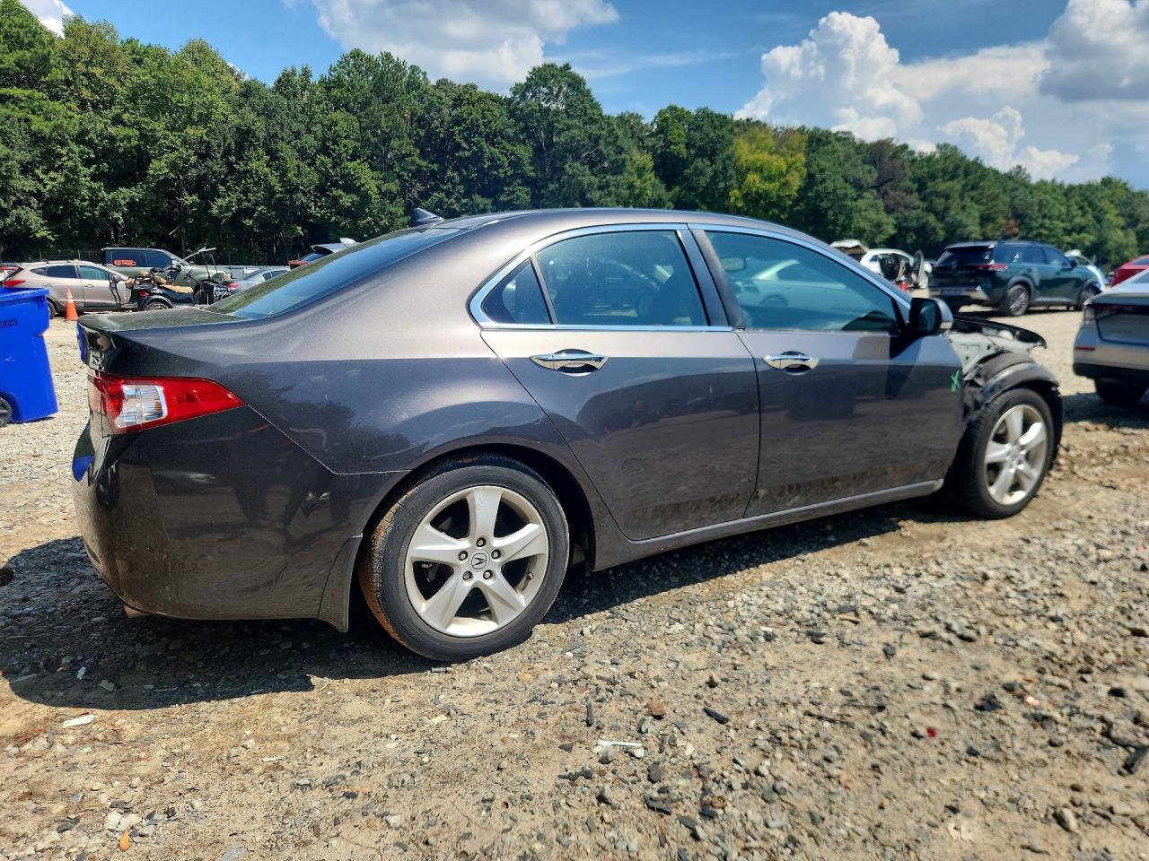 2010 Acura Tsx Gray vin: JH4CU2F61AC001858