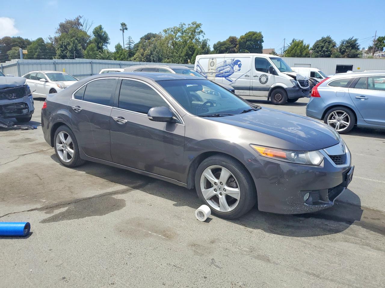 2010 Acura Tsx Gray vin: JH4CU2F61AC006719