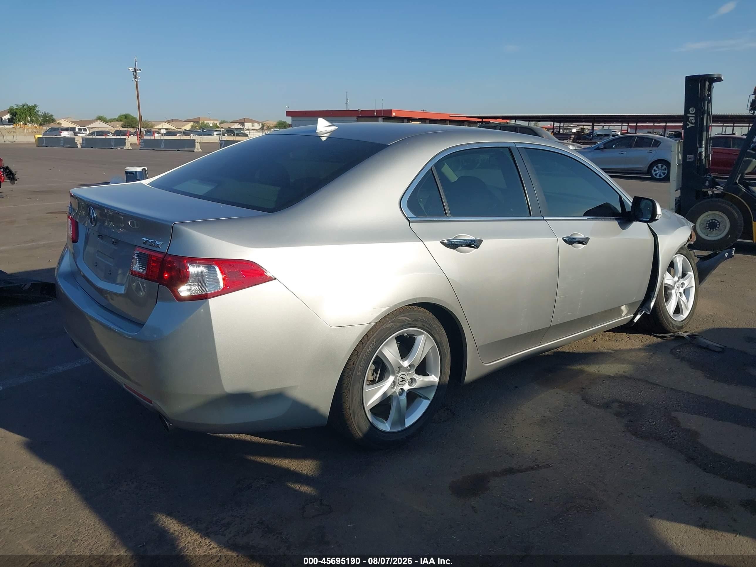 2010 Acura Tsx 2.4 Silver vin: JH4CU2F61AC008891