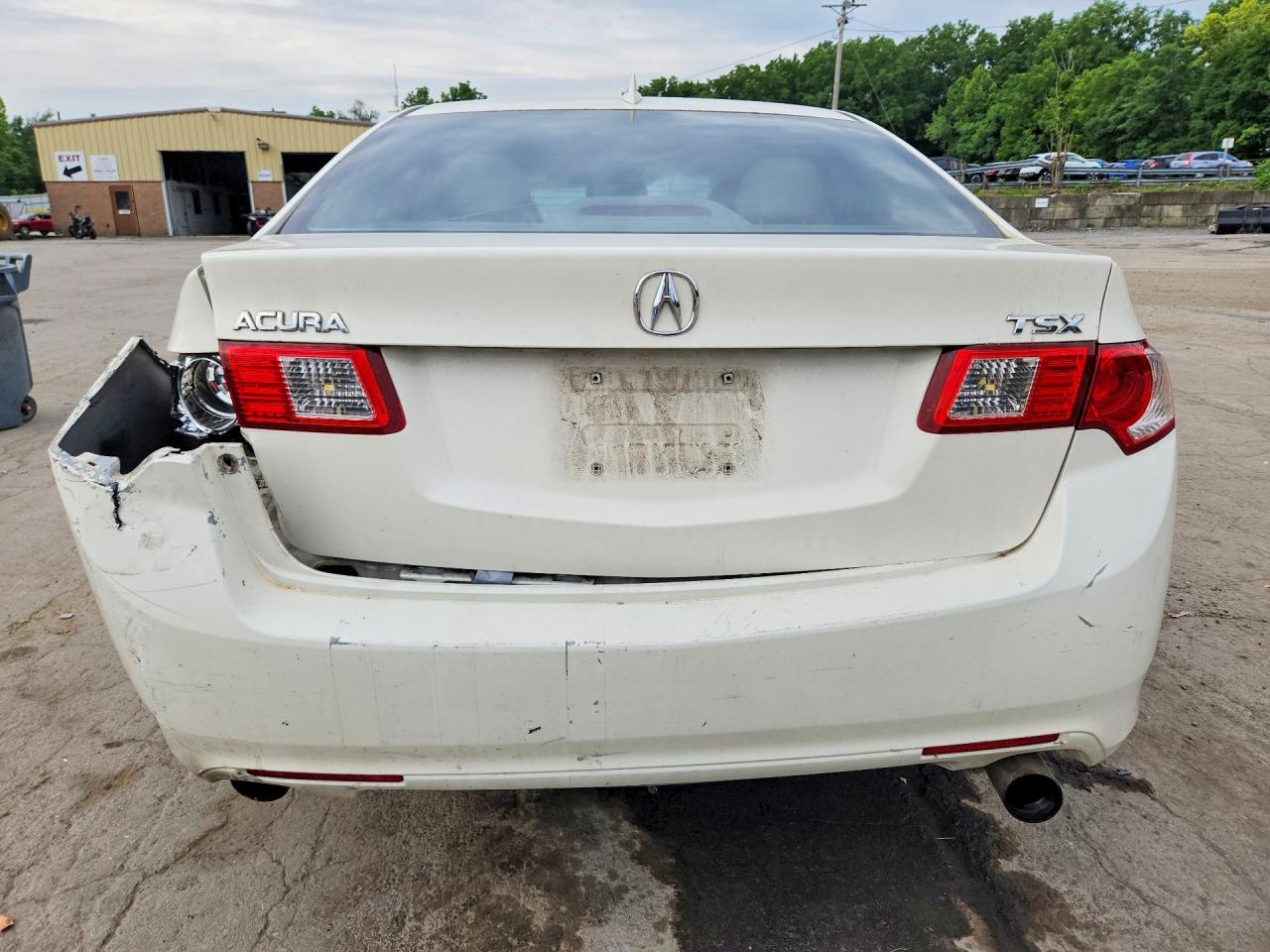 2010 Acura Tsx White vin: JH4CU2F61AC009331